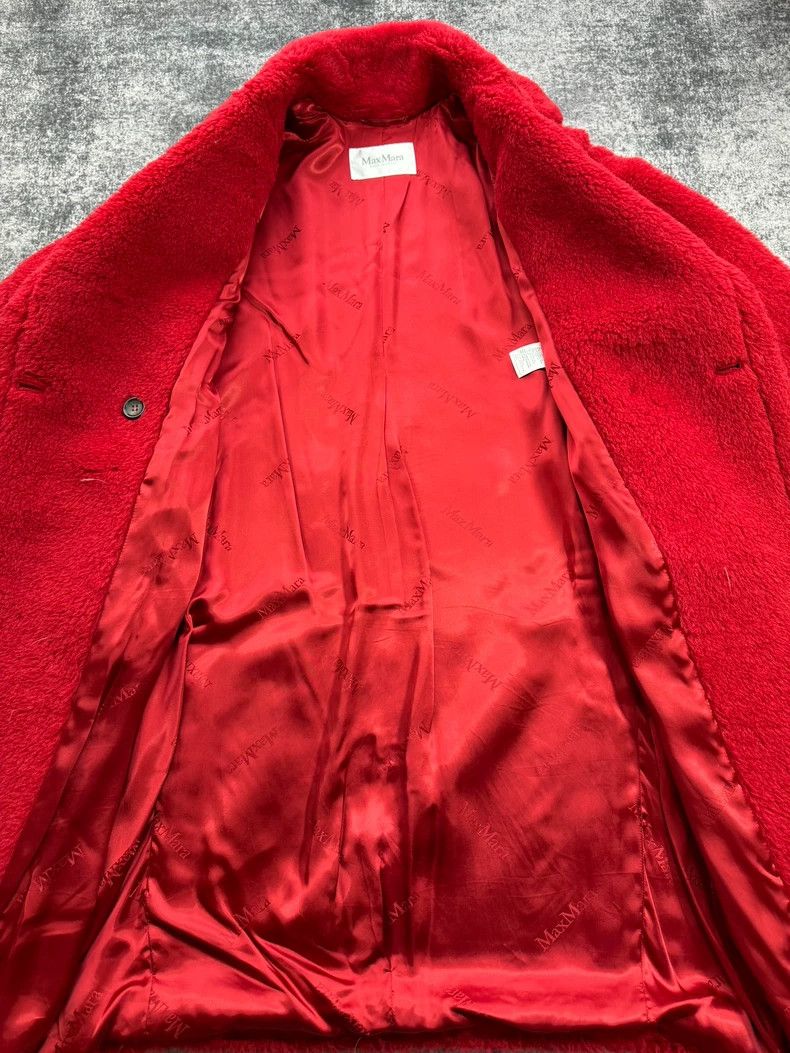 Max Mara Max Mara Red Teddy Coat Size XS / US 0-2 / IT 36-38 - 6 Thumbnail