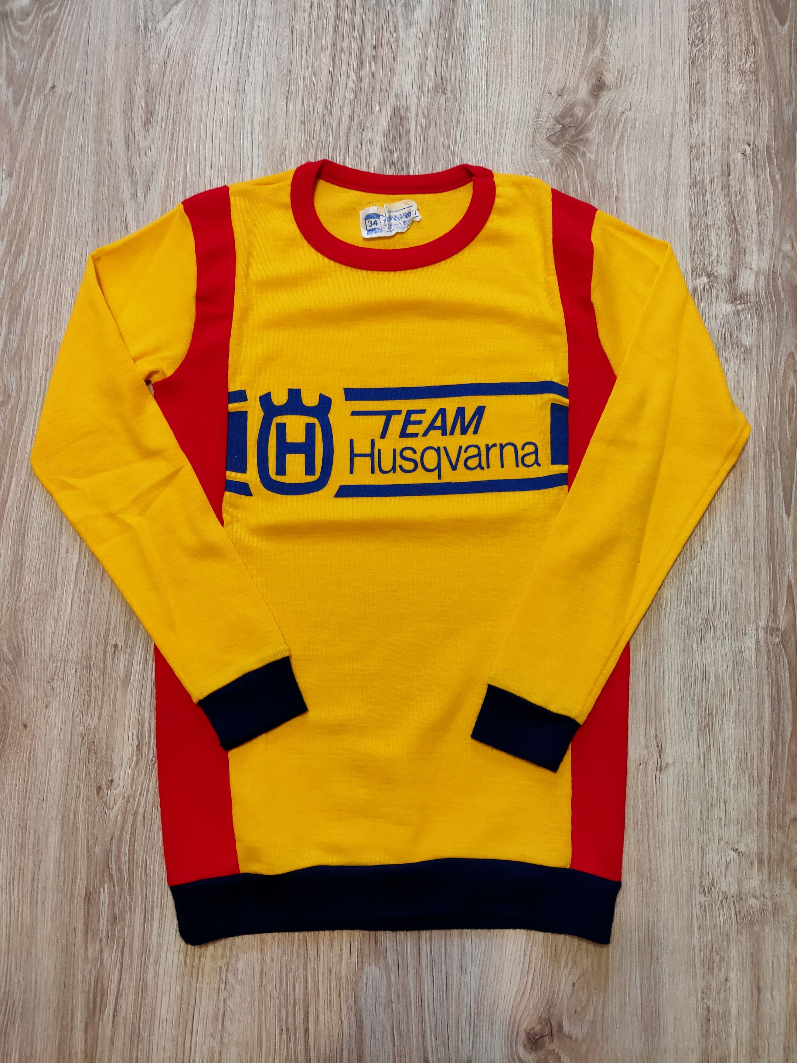Vintage Vintage Husqvarna Racing Motocross Nascar longsleeve fox Size US S / EU 44-46 / 1 - 1 Thumbnail
