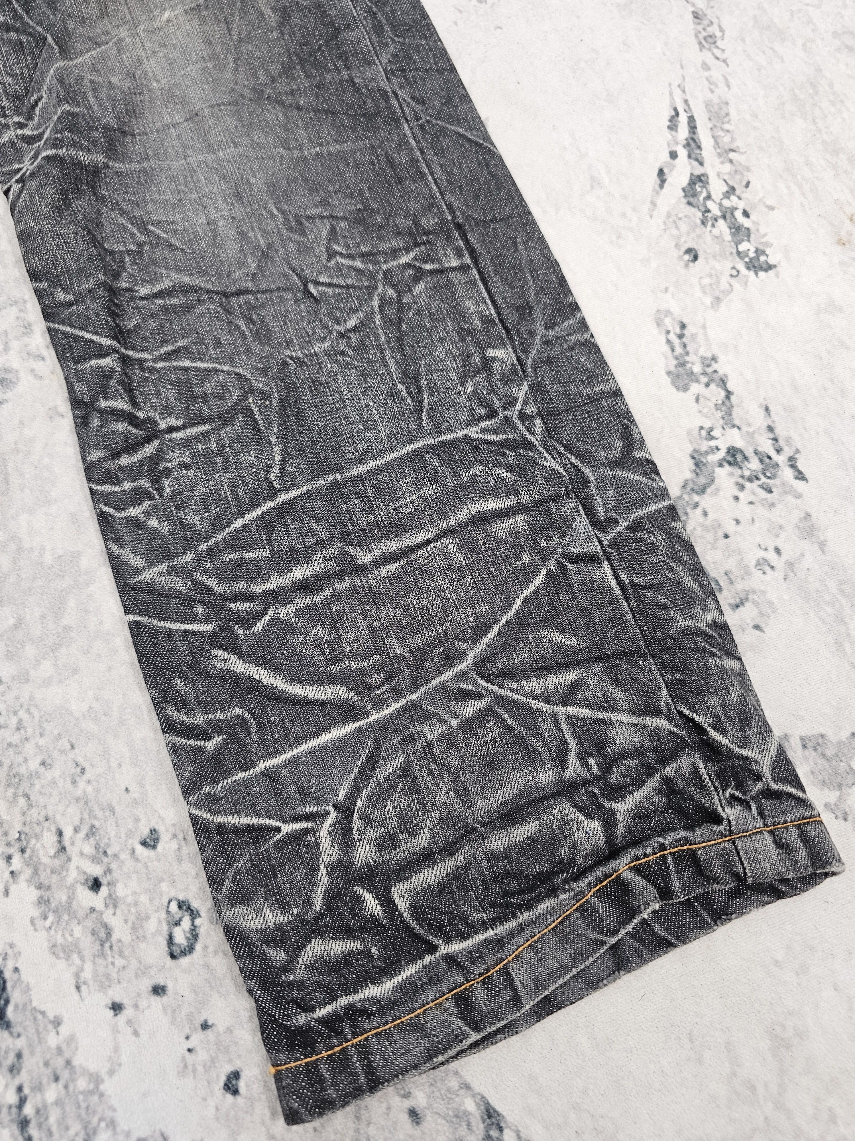 Japanese Brand NYLAUS CLOTHING Double Waist Punk Bondage Design Jean JB0262 Size US 30 / EU 46 - 4 Thumbnail