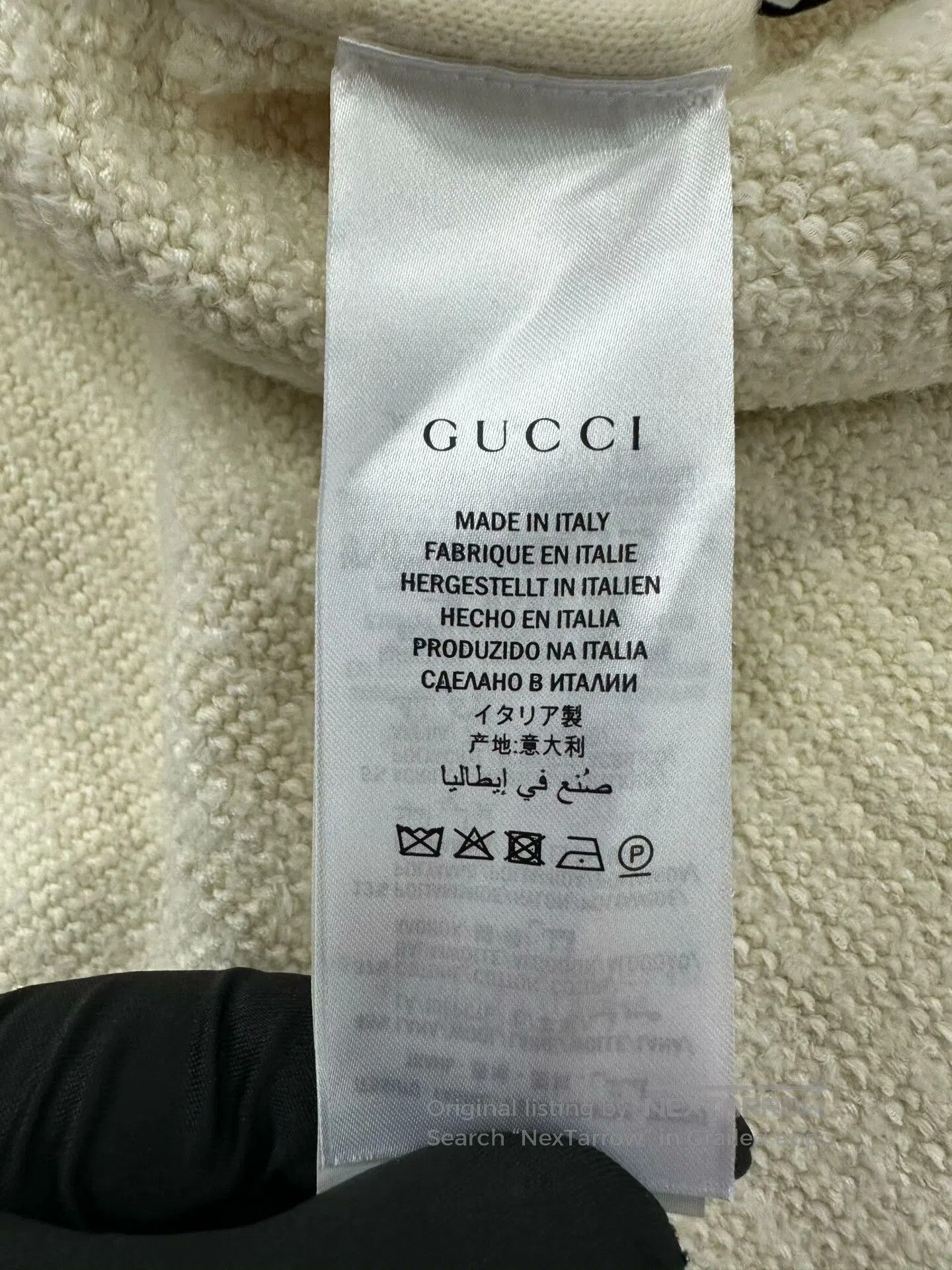 Gucci Guicci Black and White Color Block Long Casual Knit Jacket Size XXS / US 00 / IT 34 - 4 Thumbnail