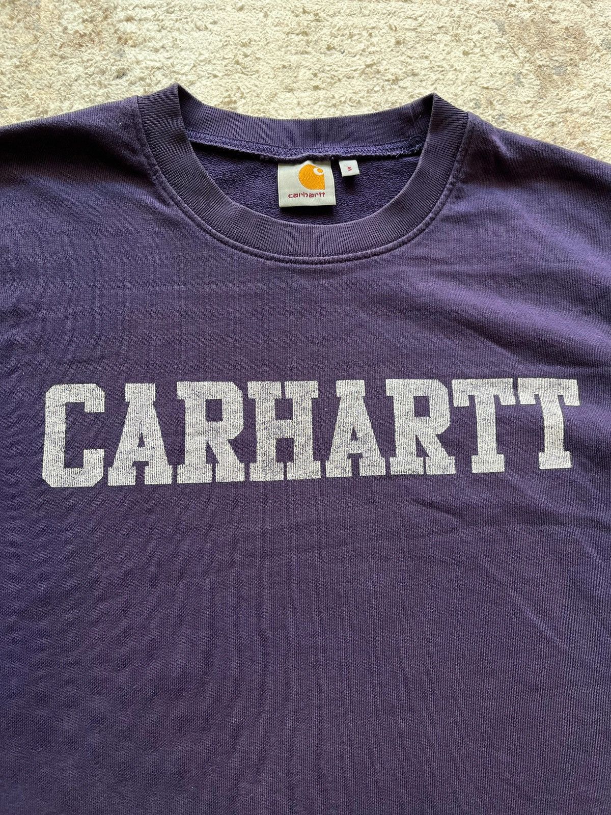 Carhartt Carhartt 2014 Purple Sweatshirts Crewneck College Sweat Size US S / EU 44-46 / 1 - 2 Thumbnail