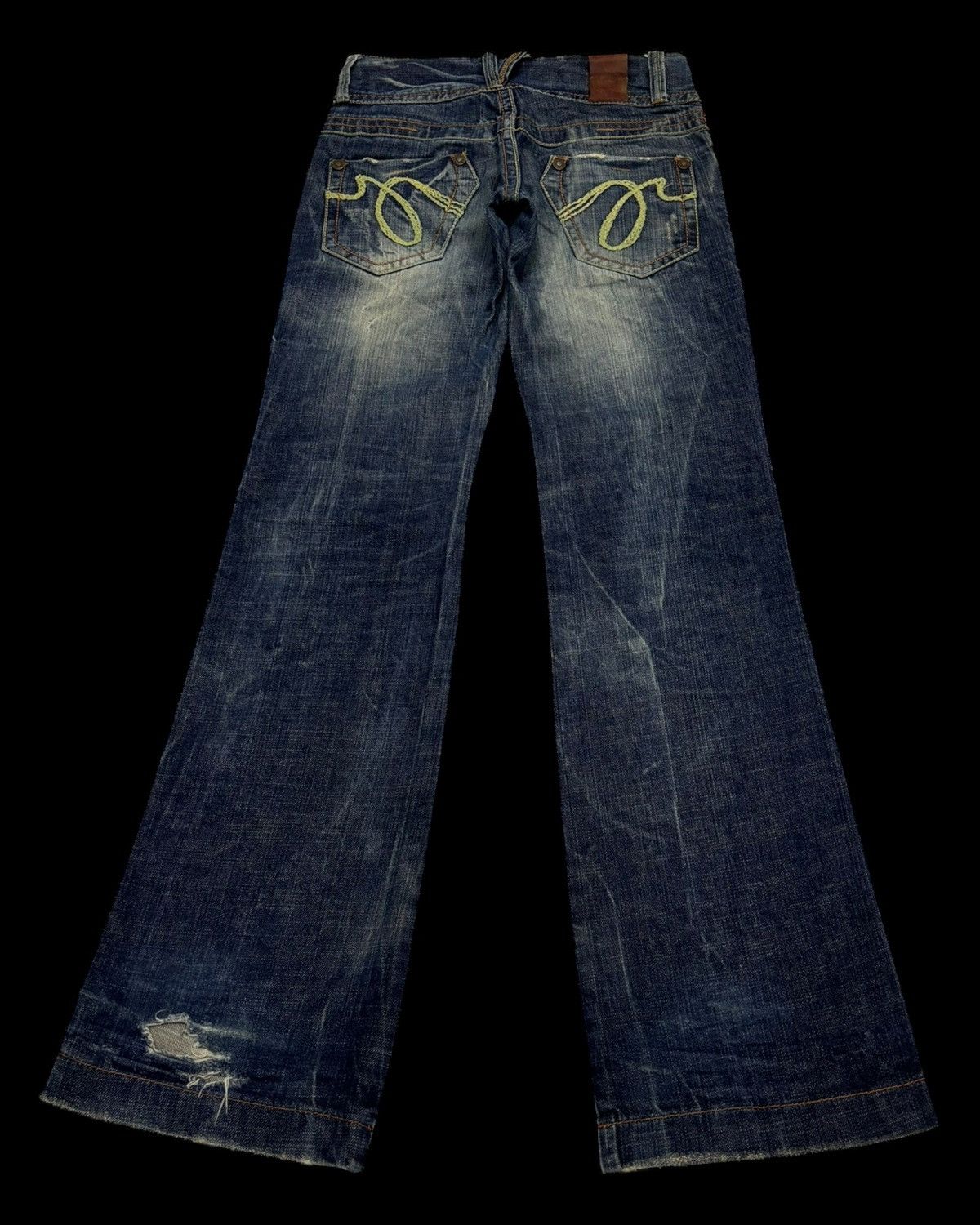 Hysteric Glamour × If Six Was Nine × Le Grande Bleu (L.G.B.) Flare💥90s Red Pepper Bootcut Denim Flare Jeans Size 28" / US 6 / IT 42 - 2 Thumbnail