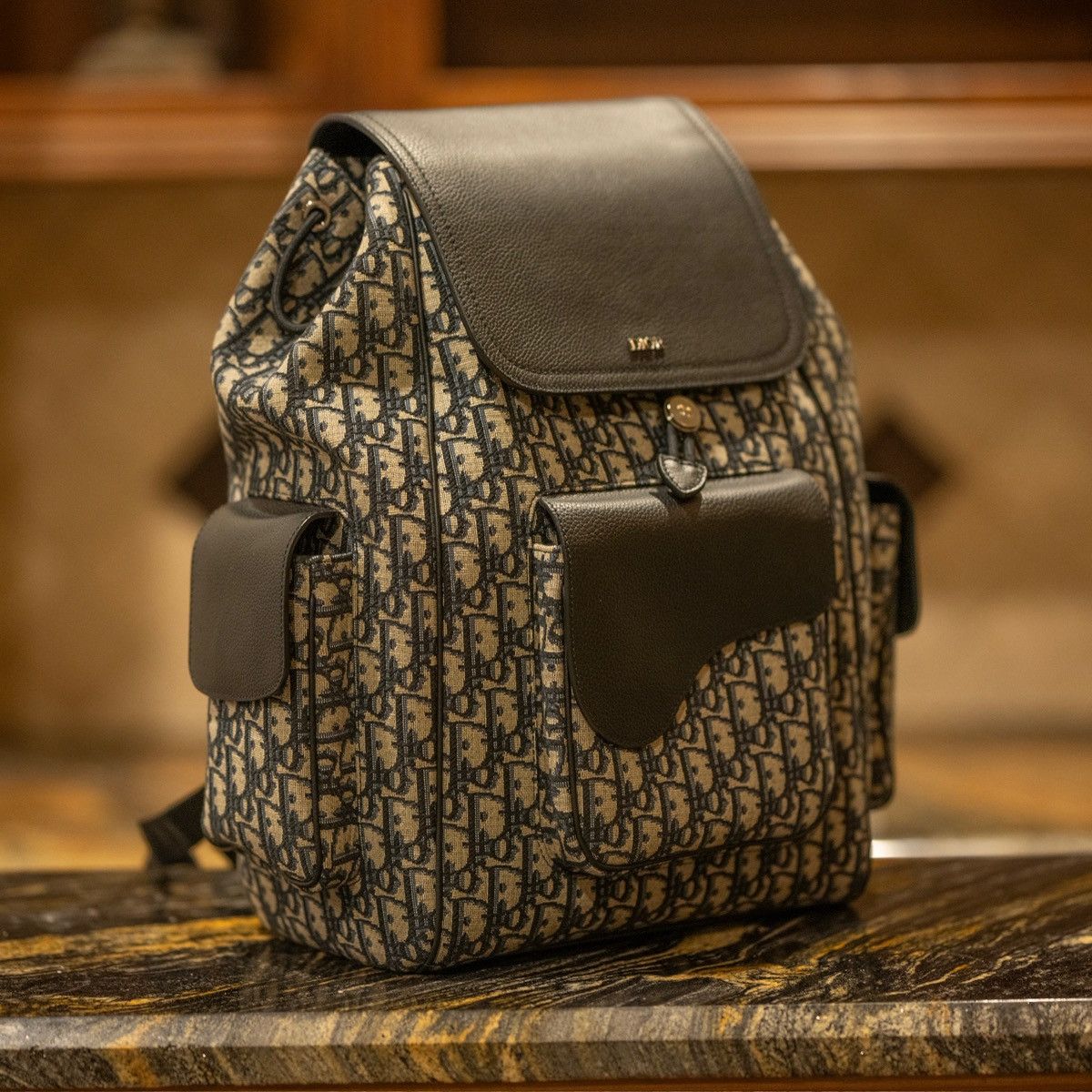 Dior Dior Saddle Monogram Backpack Rare Size ONE SIZE - 2 Thumbnail