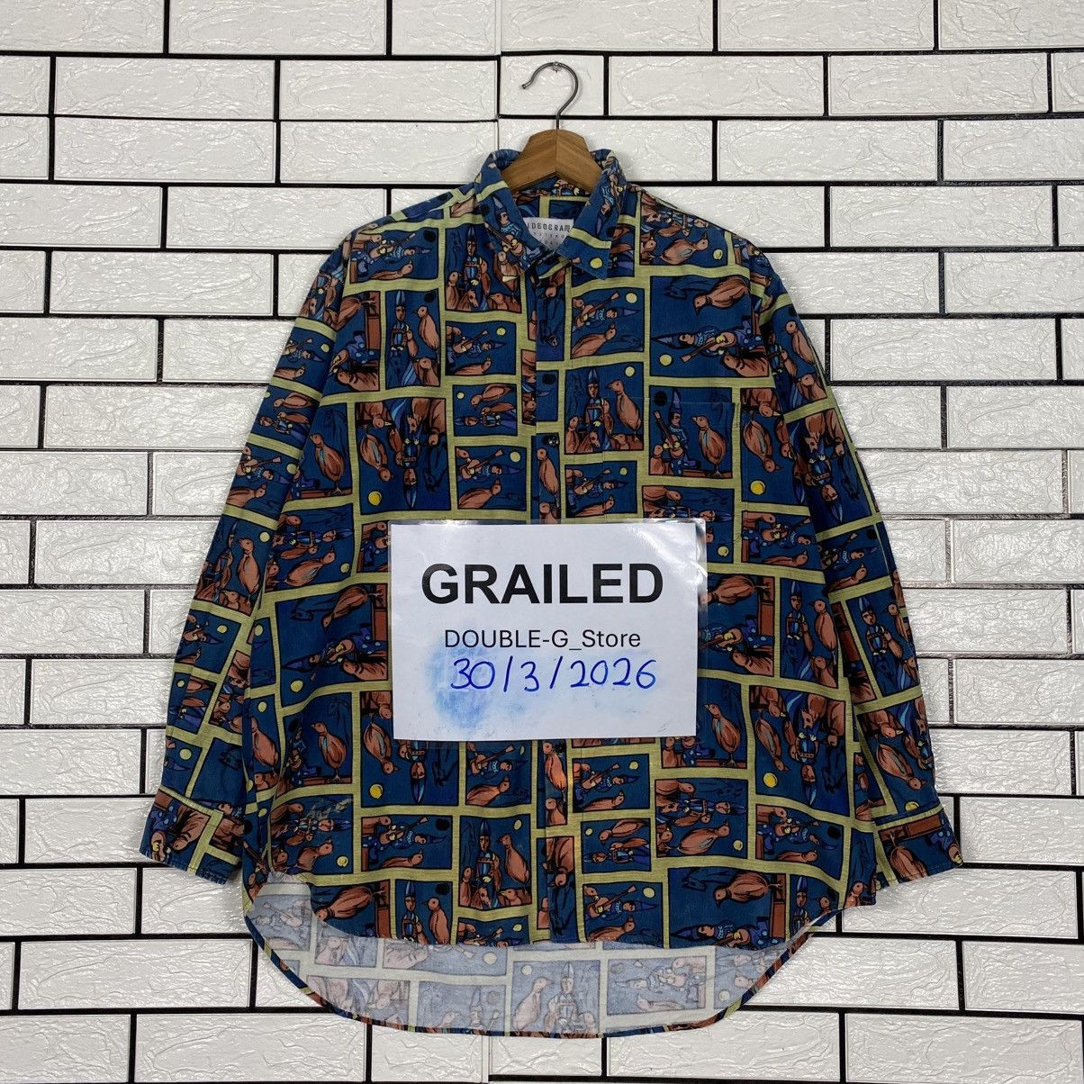 Japanese Brand Ideogram System of Emporium Button Navajo Shirt Jacket Size US M / EU 48-50 / 2 - 1 Thumbnail