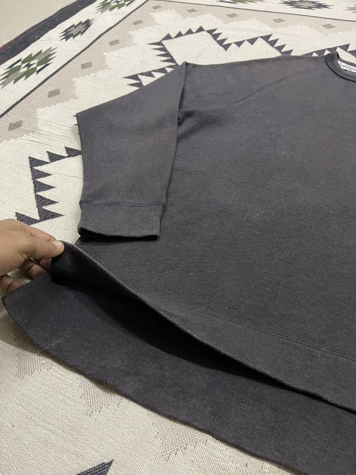 Number (N)ine 2000s NUMBER (N)INE SWEATSHIRT SINGLE POCKET SMALL LOGO Size US L / EU 52-54 / 3 - 7 Thumbnail