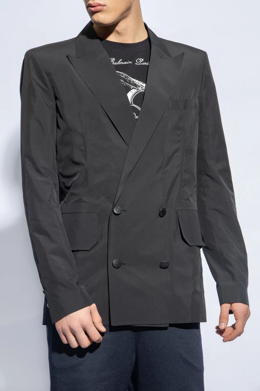 Balmain o1s1wg110125 Blazer in Black Size US S / EU 44-46 / 1 - 2 Thumbnail