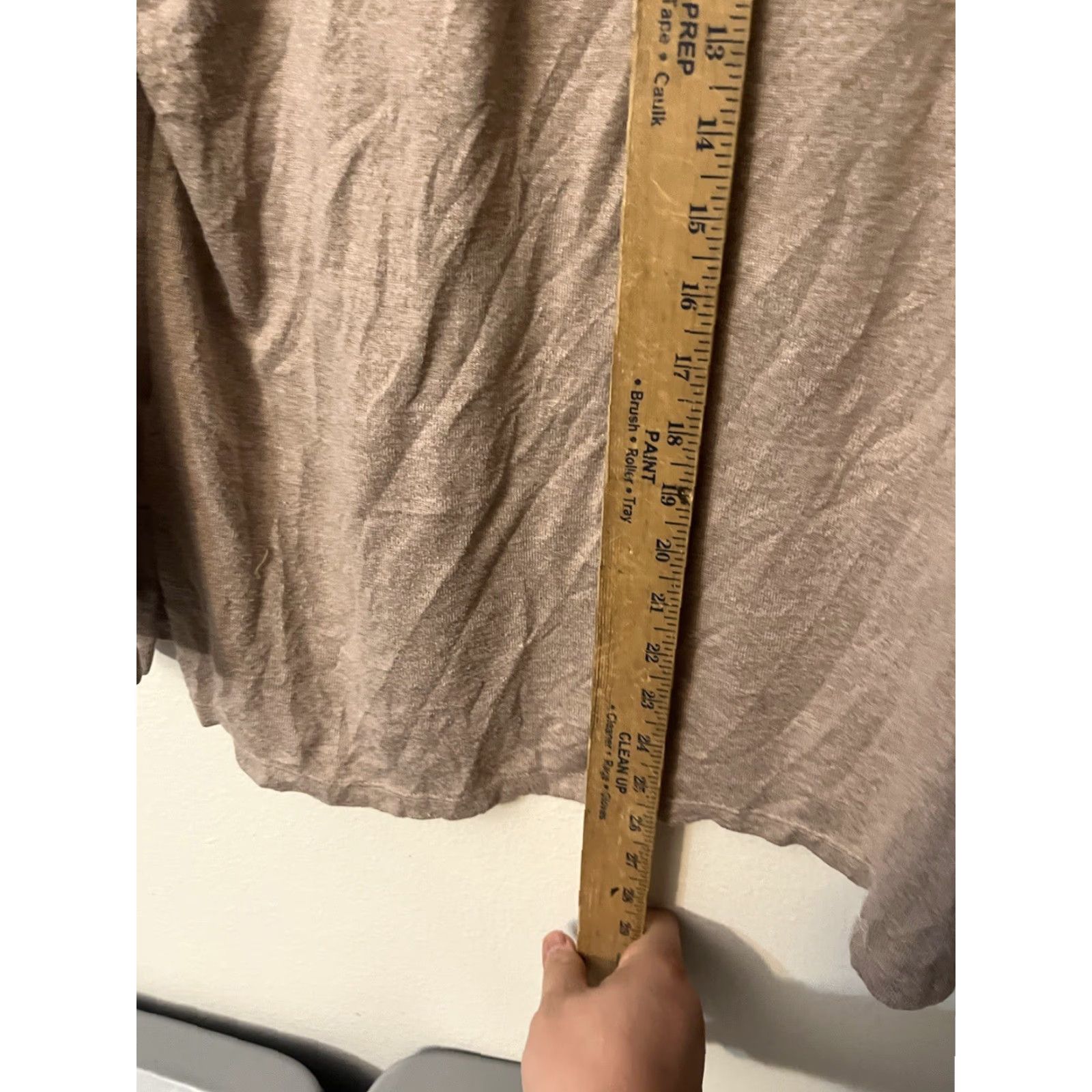 Banana Republic Banana Republic Shirt Ladies' Long Sleeve Scoop Neck Top Brown Small Regular Size S / US 4 / IT 40 - 4 Thumbnail
