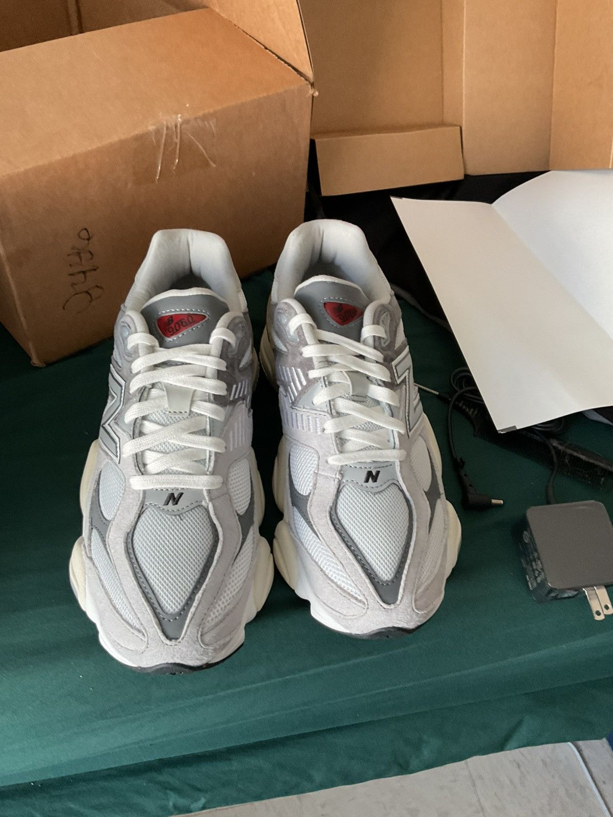 New Balance New Balance 9060 "Rain Cloud Grey" Size US 10.5 / IT 40.5 - 1 Thumbnail