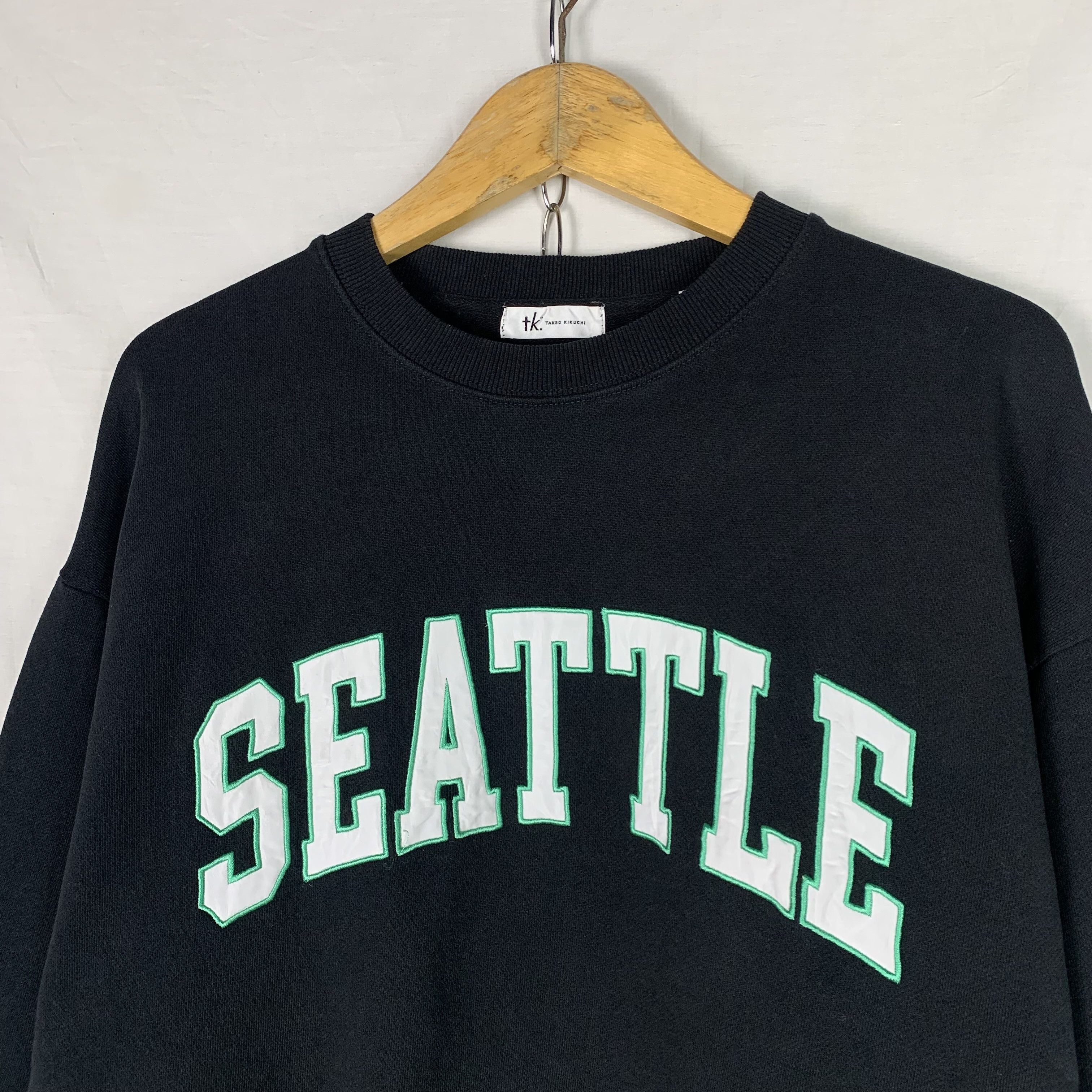 Japanese Brand Takeo Kikuchi Seattle Sweatshirt Crewneck Size US L / EU 52-54 / 3 - 2 Thumbnail