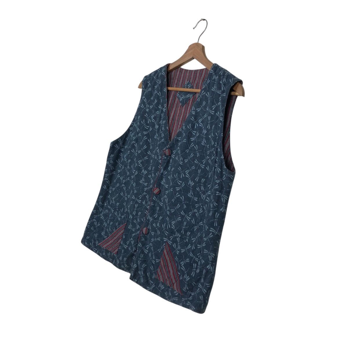 Japanese Brand 📌Vintage Waist Coats Tank Top Union Made Navajo Design Size US M / EU 48-50 / 2 - 3 Thumbnail