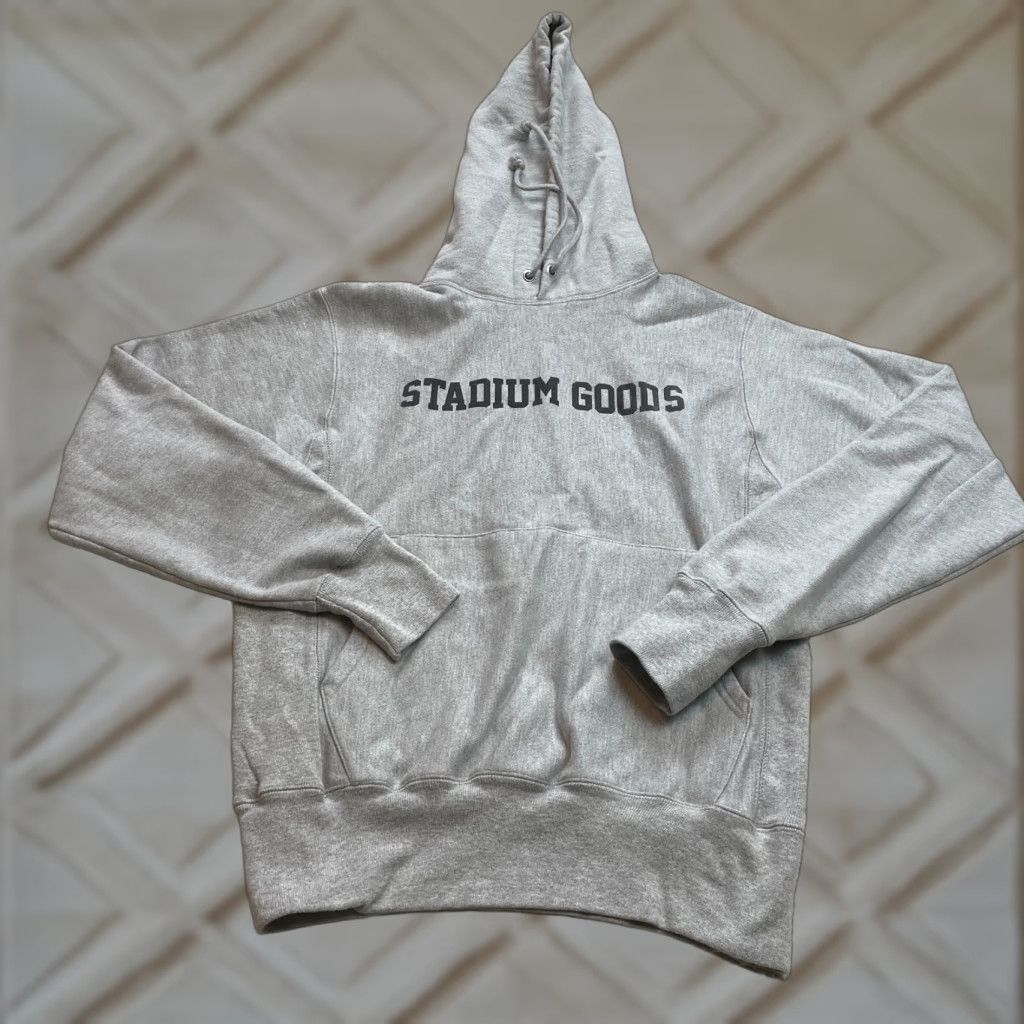 Champion Champion Hoodie Sweatshirt Womens Small Gray Reverse Weave Stadium Goods Logo Size S / US 4 / IT 40 - 1 Thumbnail