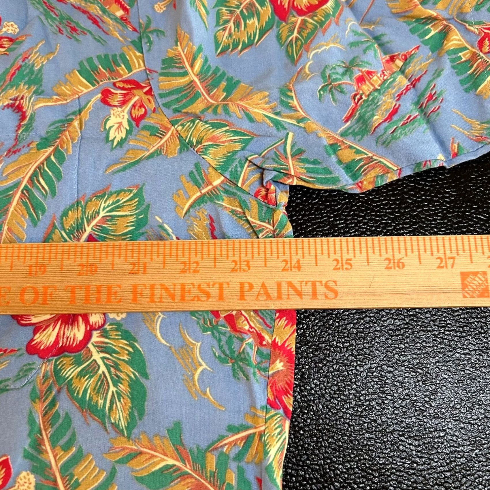 Reyn Spooner Reyn Spooner Joe Kealoha's Hawaiian Shirt Button Up Floral Blue Red Mens Large Size US L / EU 52-54 / 3 - 6 Thumbnail
