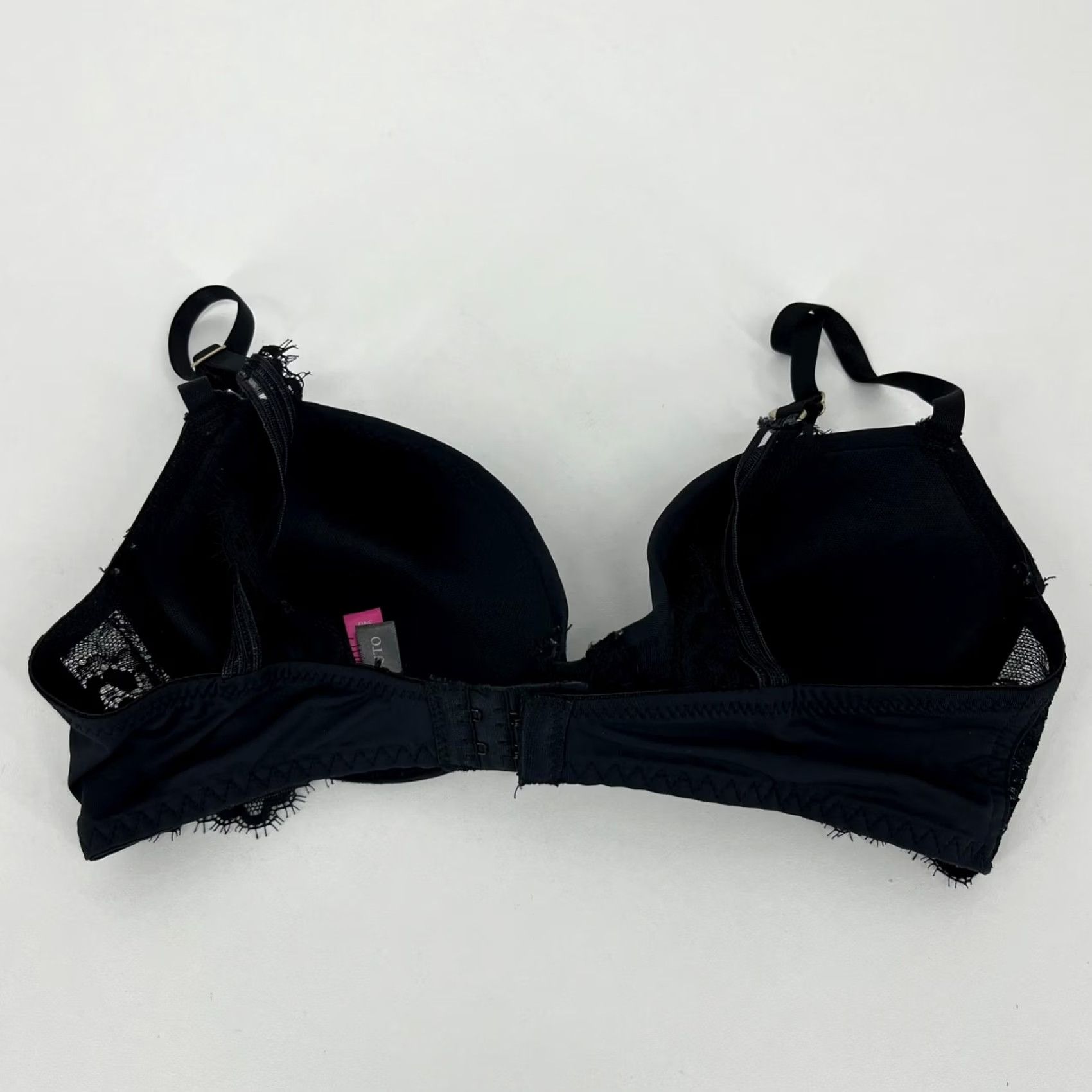 Vince Camuto Vince Camuto Bra Women's Size 34B Black Lace Underwired Strap Size ONE SIZE - 5 Thumbnail