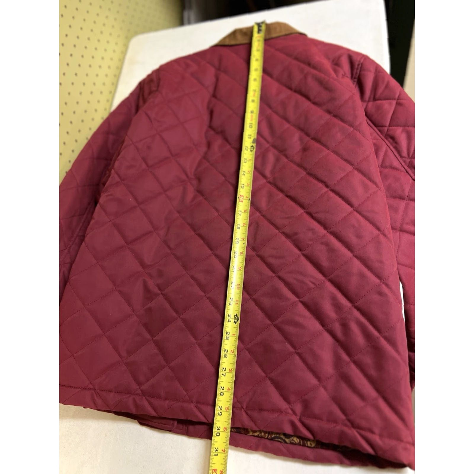 Orvis Orvis Women’s Red Plaid Quilted Chore Coat Jacket Button Down Sz Large Pockets Size L / US 10 / IT 46 - 5 Thumbnail