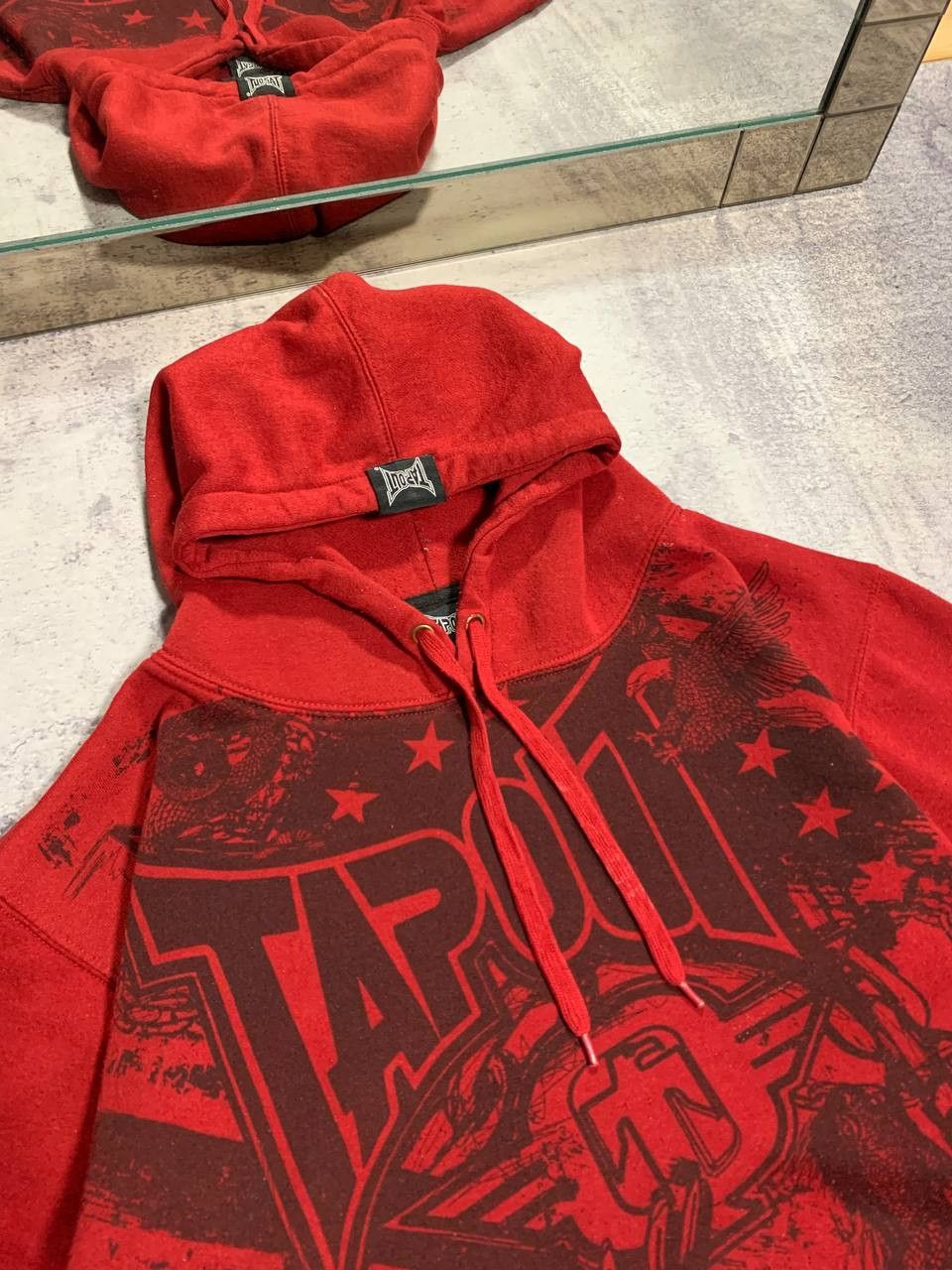 Tapout Hoodie Tapout Overprint Y2k Very Rare Baggy Fit Size US XL / EU 56 / 4 - 5 Thumbnail