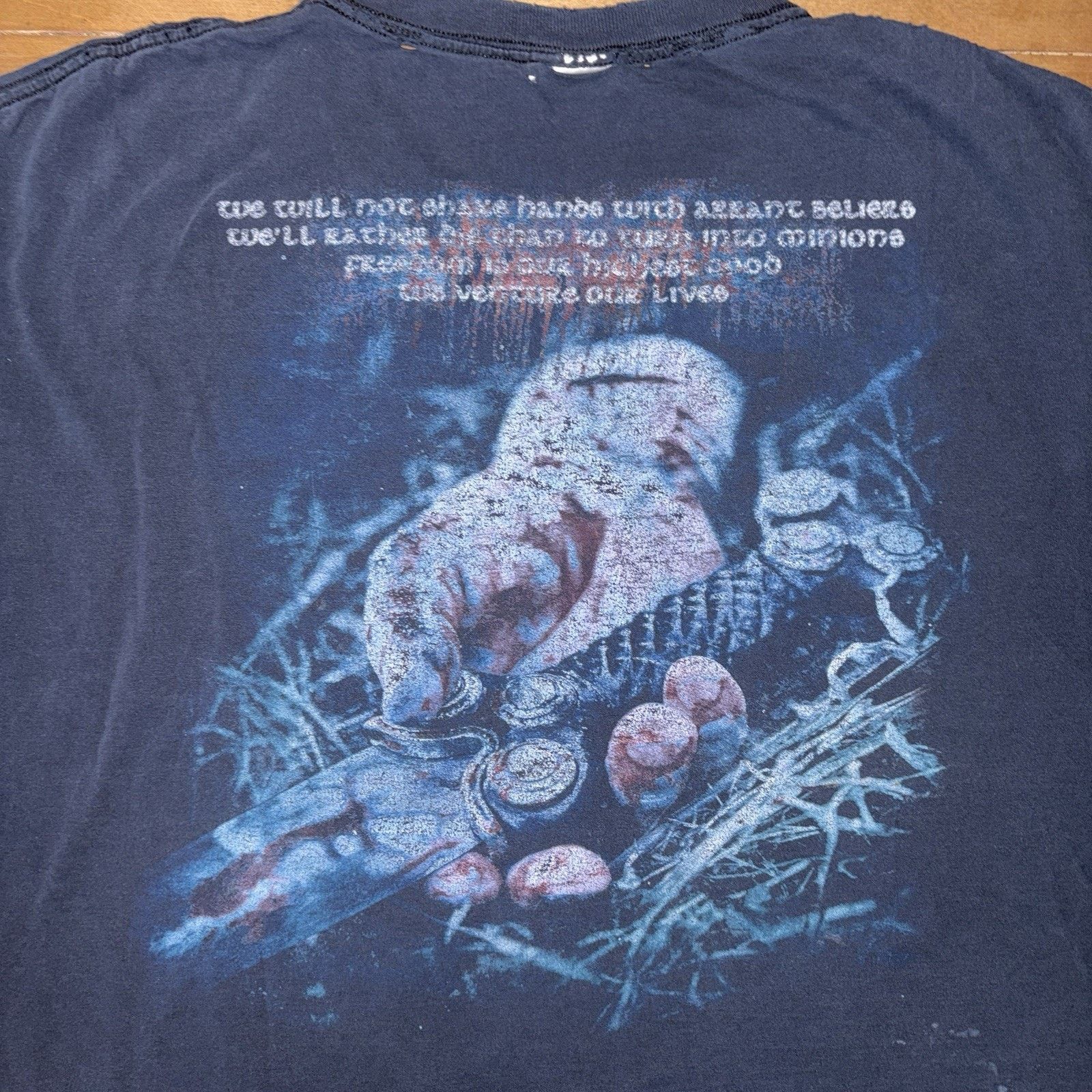 Vintage Vintage Y2K Eluveitie Band Graphic Tee Sz L Distressed Tour Size US L / EU 52-54 / 3 - 9 Thumbnail