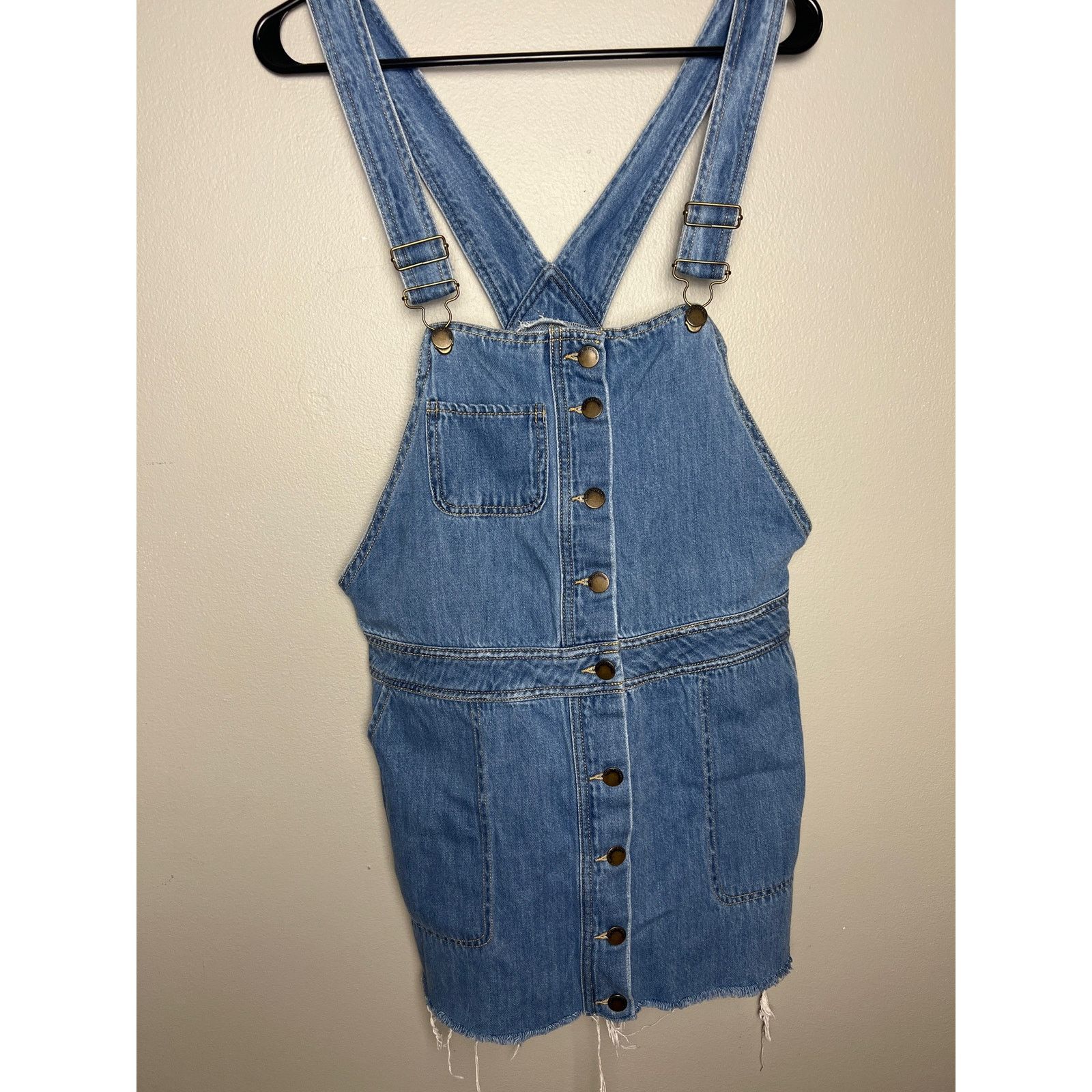 Other Life in Progress overall denim dress size Large Size 30" / US 8 / IT 44 - 1 Thumbnail