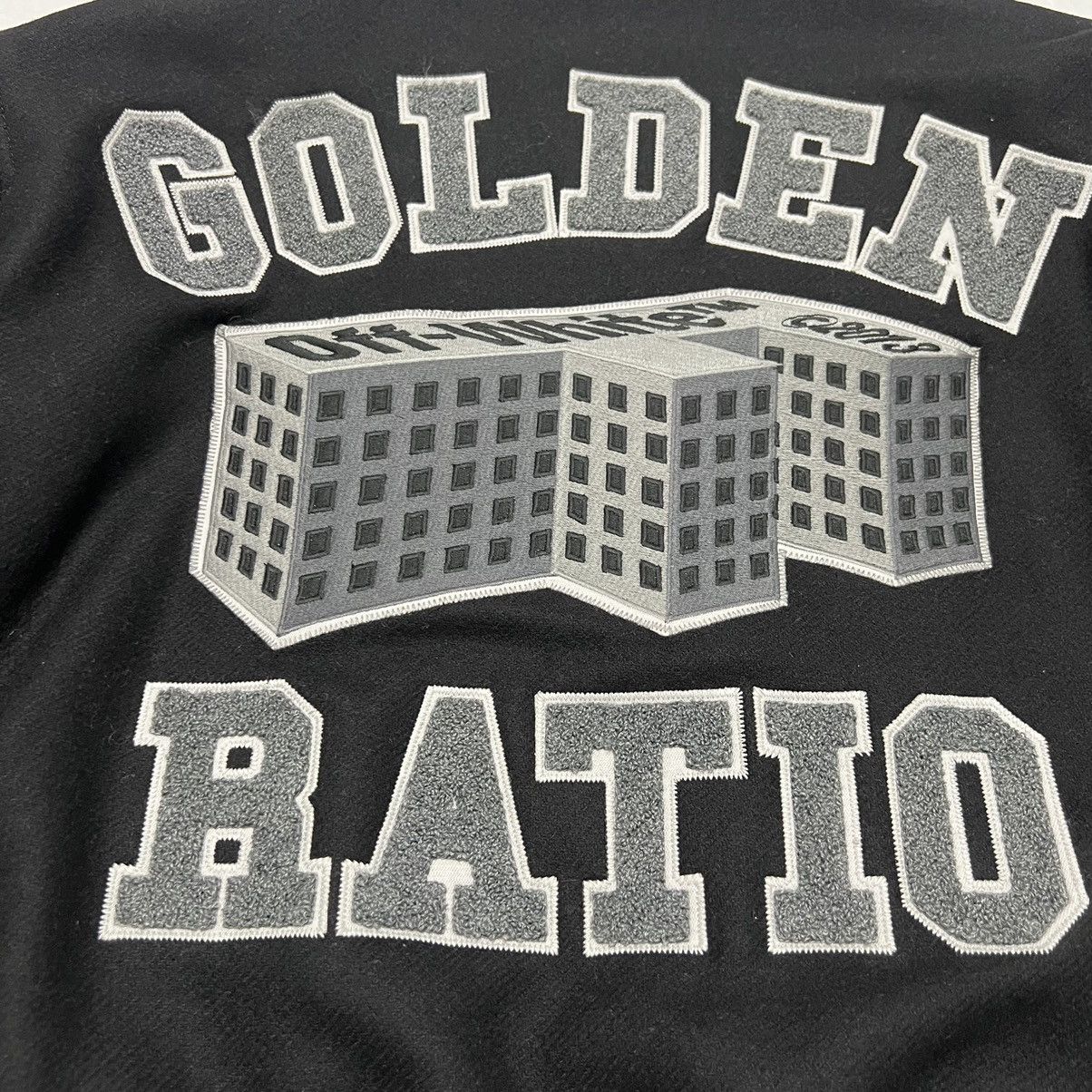 Off-White OFF-WHITE GOLDEN RATIO VARSITY BOMBER JACKET Size US M / EU 48-50 / 2 - 6 Thumbnail