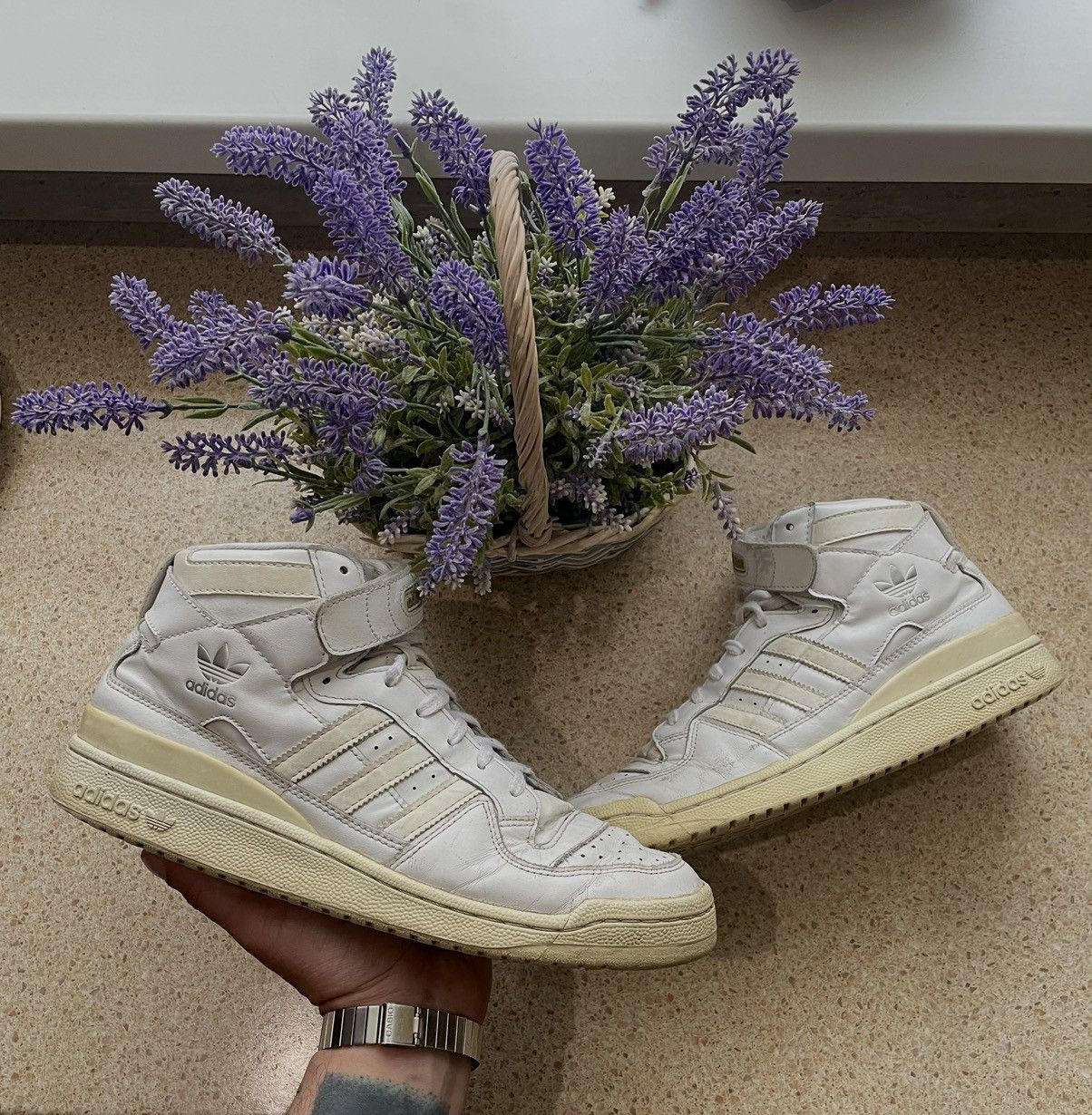 Adidas × Vintage adidas x Forum 84 High White Legend Ink Size US 10.5 / EU 43-44 - 1 Thumbnail