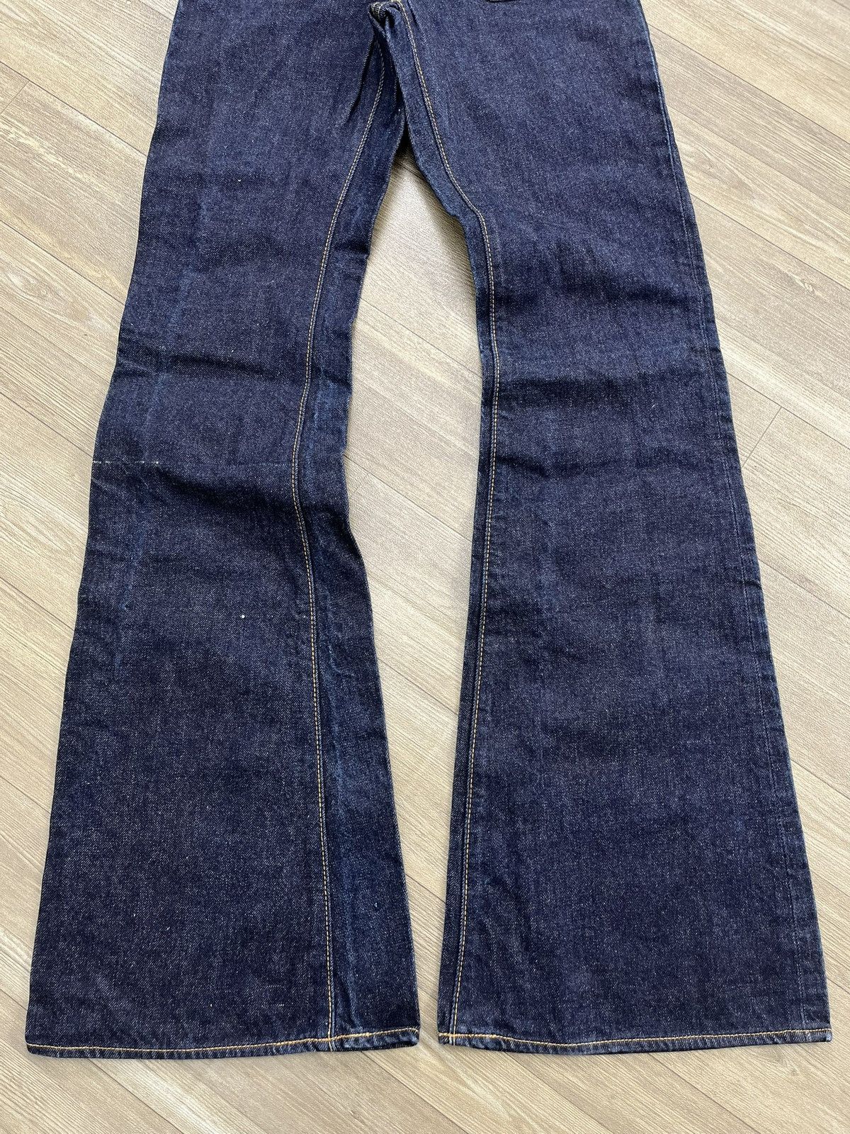 Japanese Brand 2000s Edwin 1014 TT Ifsixwasnine Lgb Style Flared Jeans Size US 27 - 4 Thumbnail