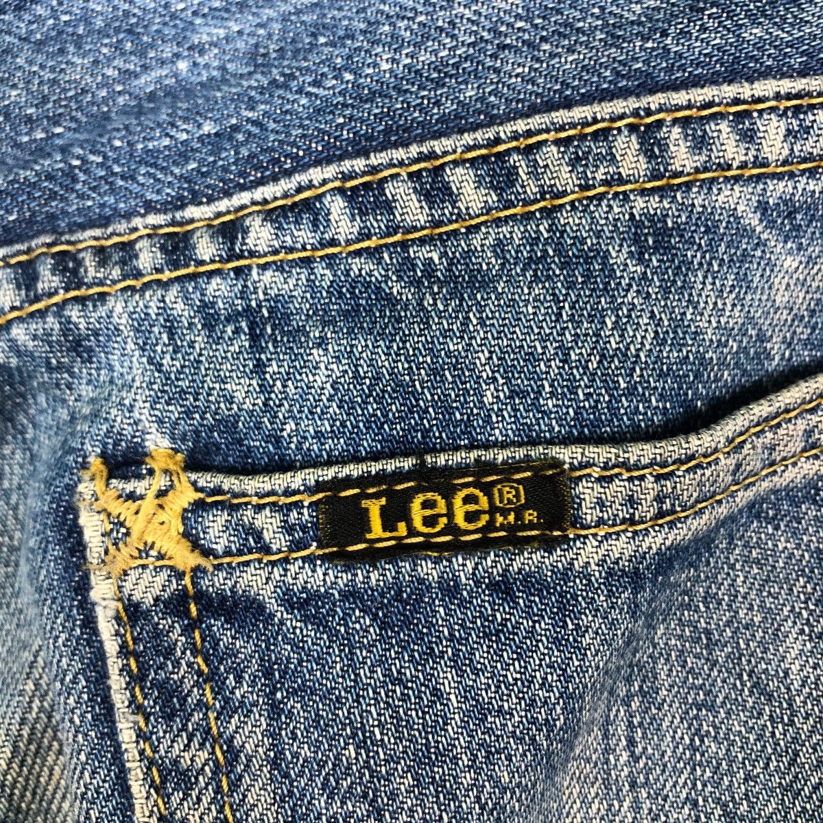 Japanese Brand 🔥Vintage Denim Jeans Lee Rider Biker Size US 32 / EU 48 - 21 Thumbnail