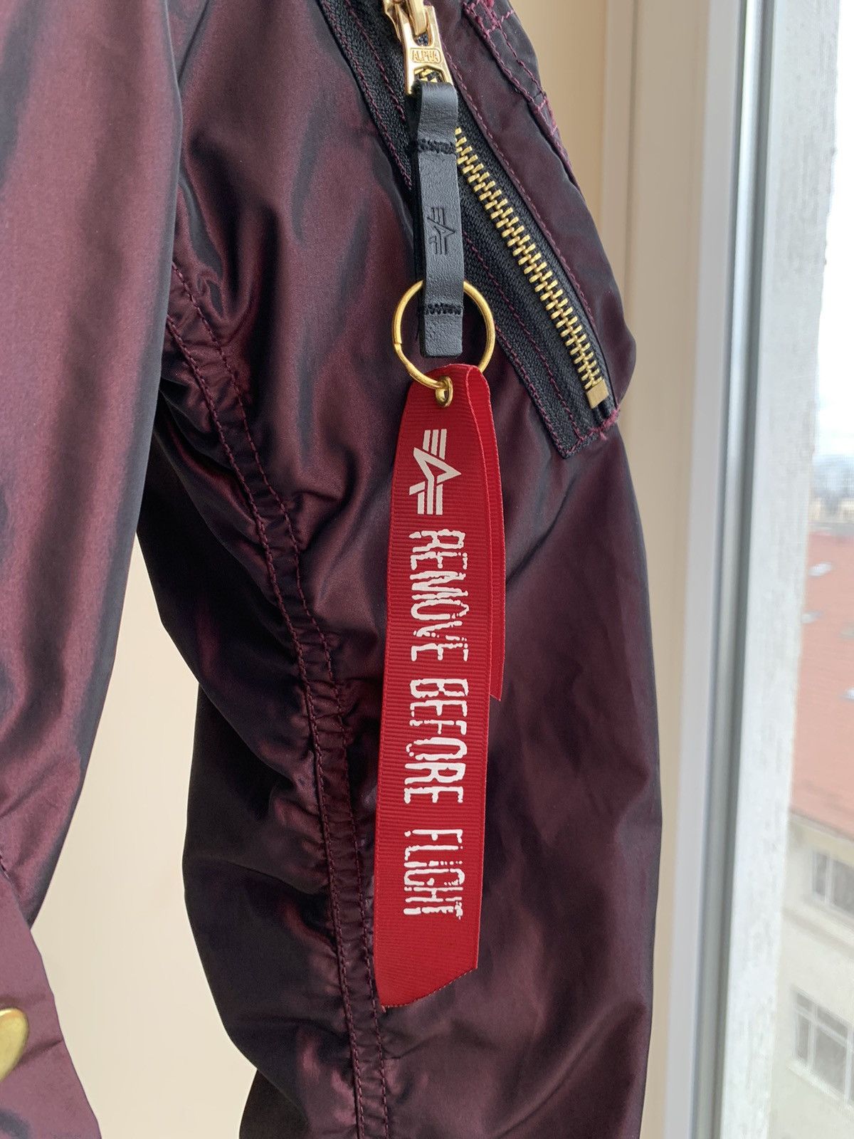 Alpha Industries Alpha Industries MA-1 Slim Fit VF PM Iridium Bomber Jacket Size XS / US 0-2 / IT 36-38 - 15 Thumbnail