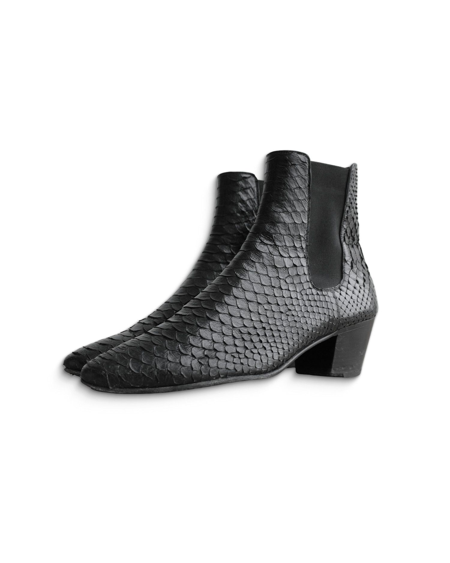 Celine Celine Python Drugstore Chelsea Boots Size US 9 / EU 42 - 4 Thumbnail