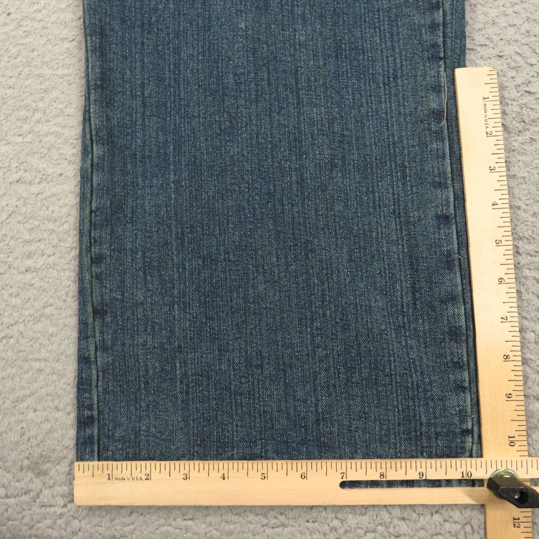 Karl Kani VINTAGE Karl Kani Jeans Men Baggy 46 Inseam 34 Wide-Leg 90s Grunge Hip Hop 11" Leg Opening Blue Denim 5-Pocket Mens Size US 30 / EU 46 - 3 Thumbnail