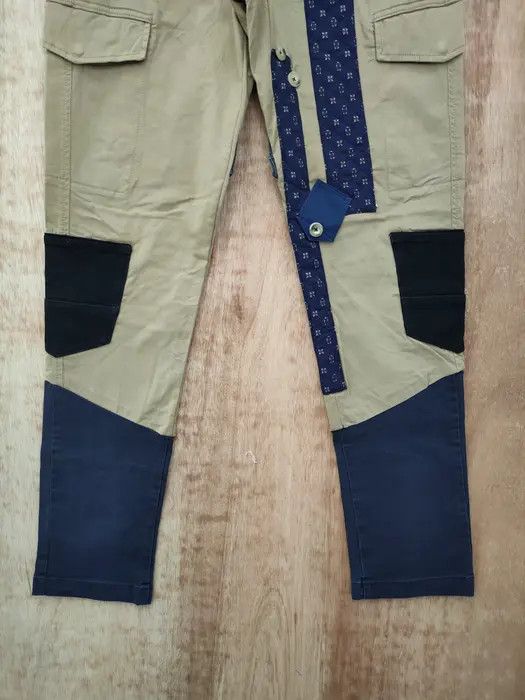 Japanese Brand DLL Uniqlo Custom patchwork reconstruct cargo pants #46-025 Size US 31 - 8 Thumbnail