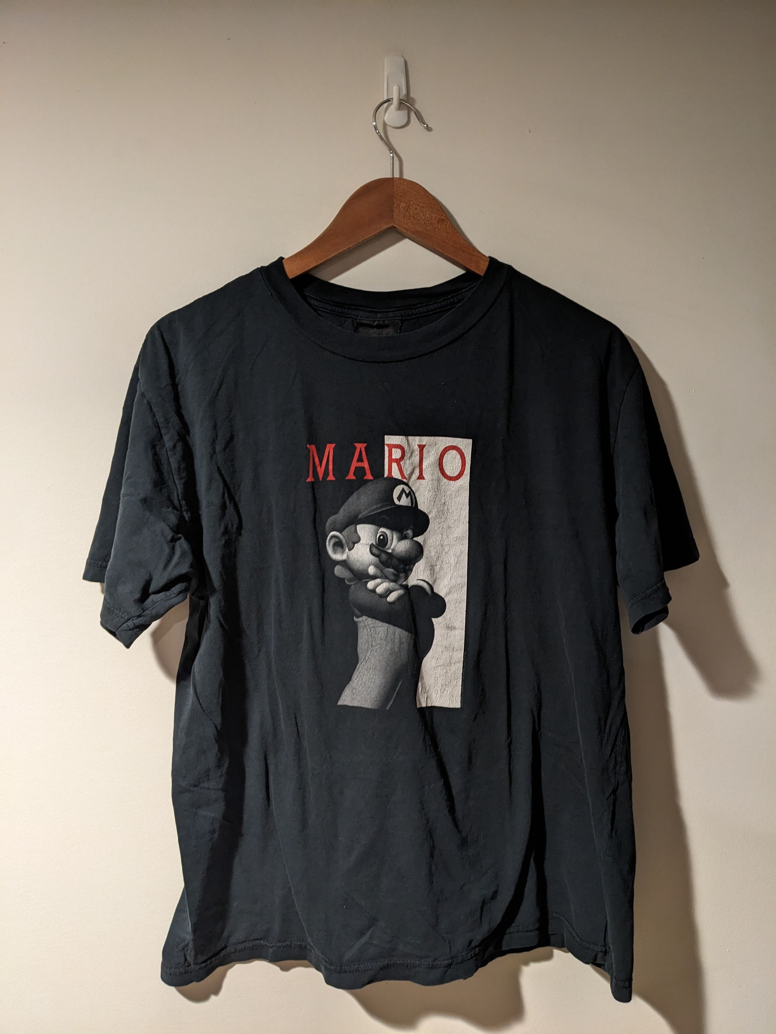 Nintendo × Vintage Vintage 2007 Super Mario Nintendo Scarface Parody T-Shirt Size US L / EU 52-54 / 3 - 1 Thumbnail