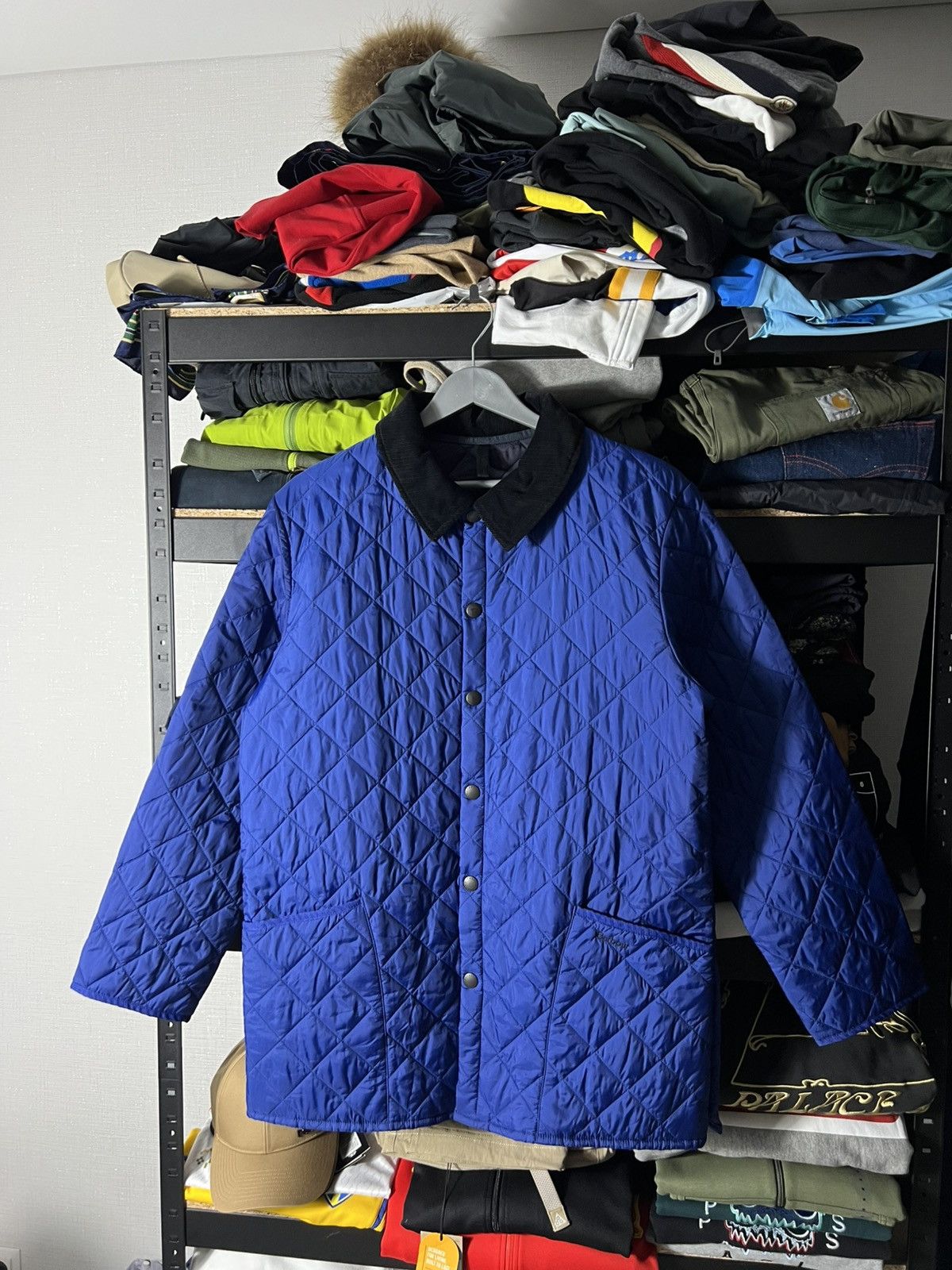 Barbour 🔥 Barbour Liddesdale Quilted Jacket — Royal Blue — Size L Size US L / EU 52-54 / 3 - 1 Thumbnail