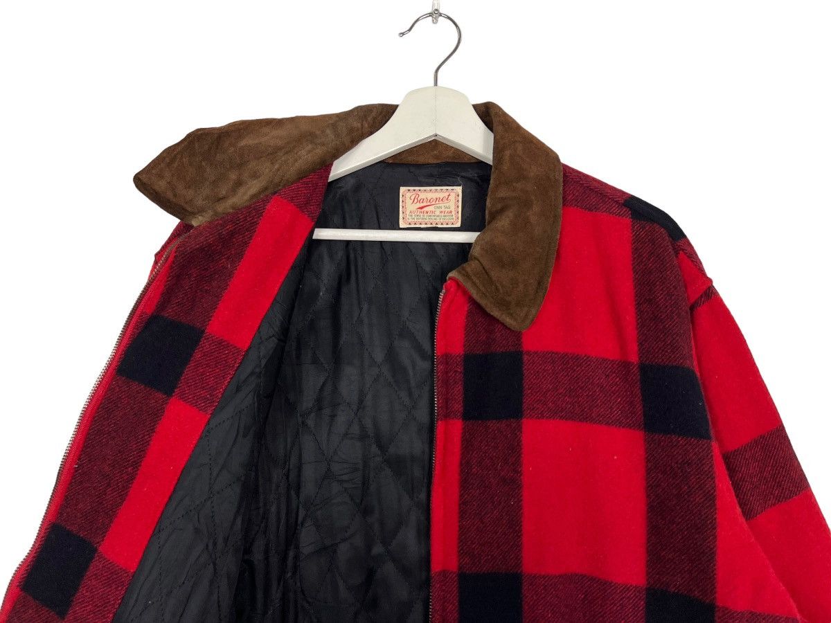 Japanese Brand 🔥 VINTAGE BARONET PLAIND CHECK WOOL JACKET Size US M / EU 48-50 / 2 - 10 Thumbnail