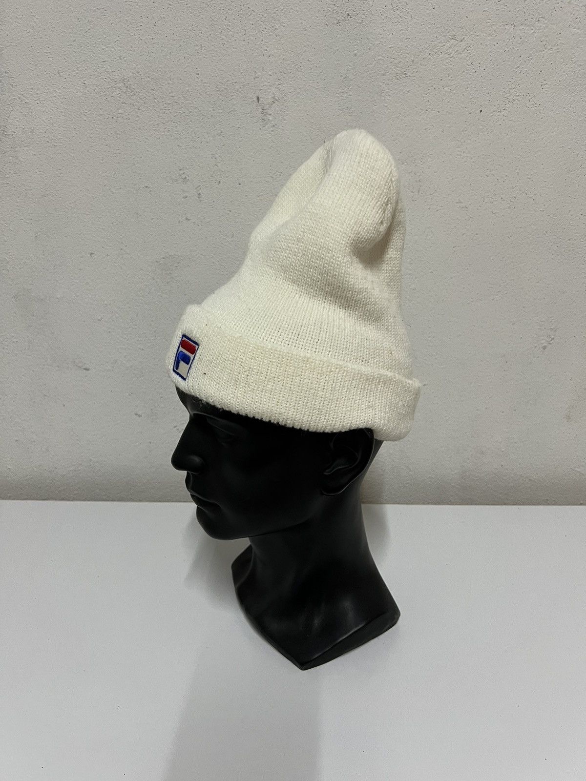 Fila Vintage Fila Big Logo Beanie Hats Size ONE SIZE - 2 Thumbnail