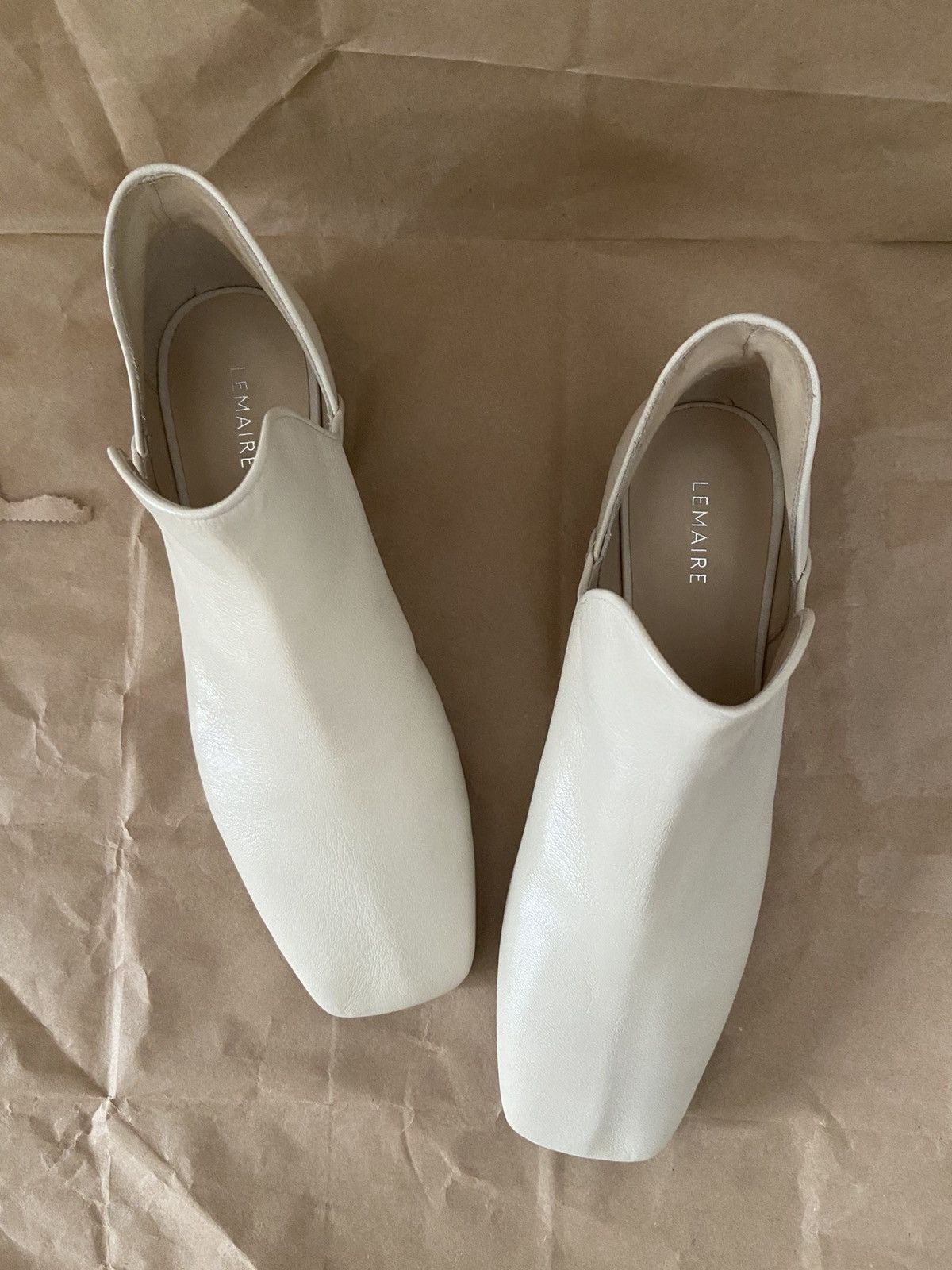 Lemaire Lemaire Sample Leather Slip-On Shoes – Rare Prototype Size US 8 / IT 38 - 2 Thumbnail