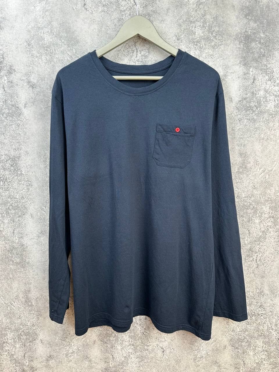 Zimmerli Zimmerli Swiss Long Sleeve T-Shirt Navy Pocket Lightweight Size US L / EU 52-54 / 3 - 1 Thumbnail