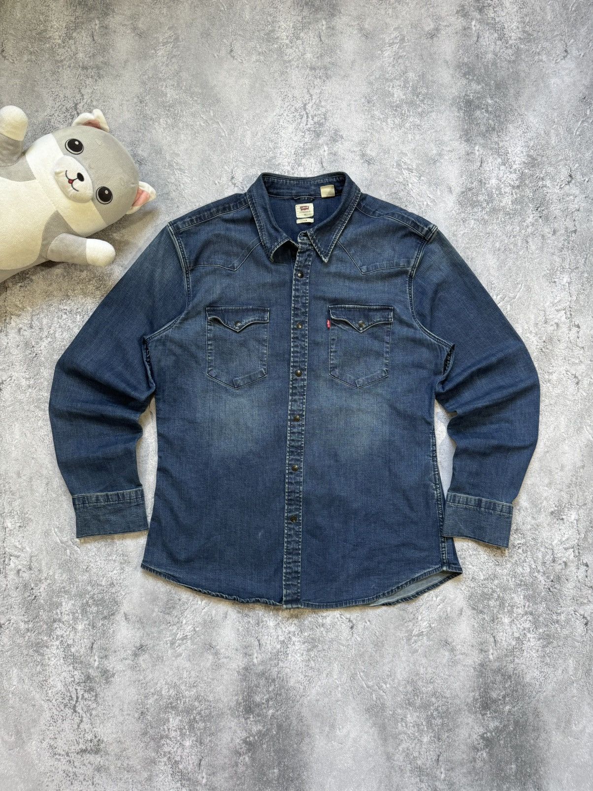 Levi's Vintage Levis Jeans Shirt Size US XL / EU 56 / 4 - 1 Thumbnail
