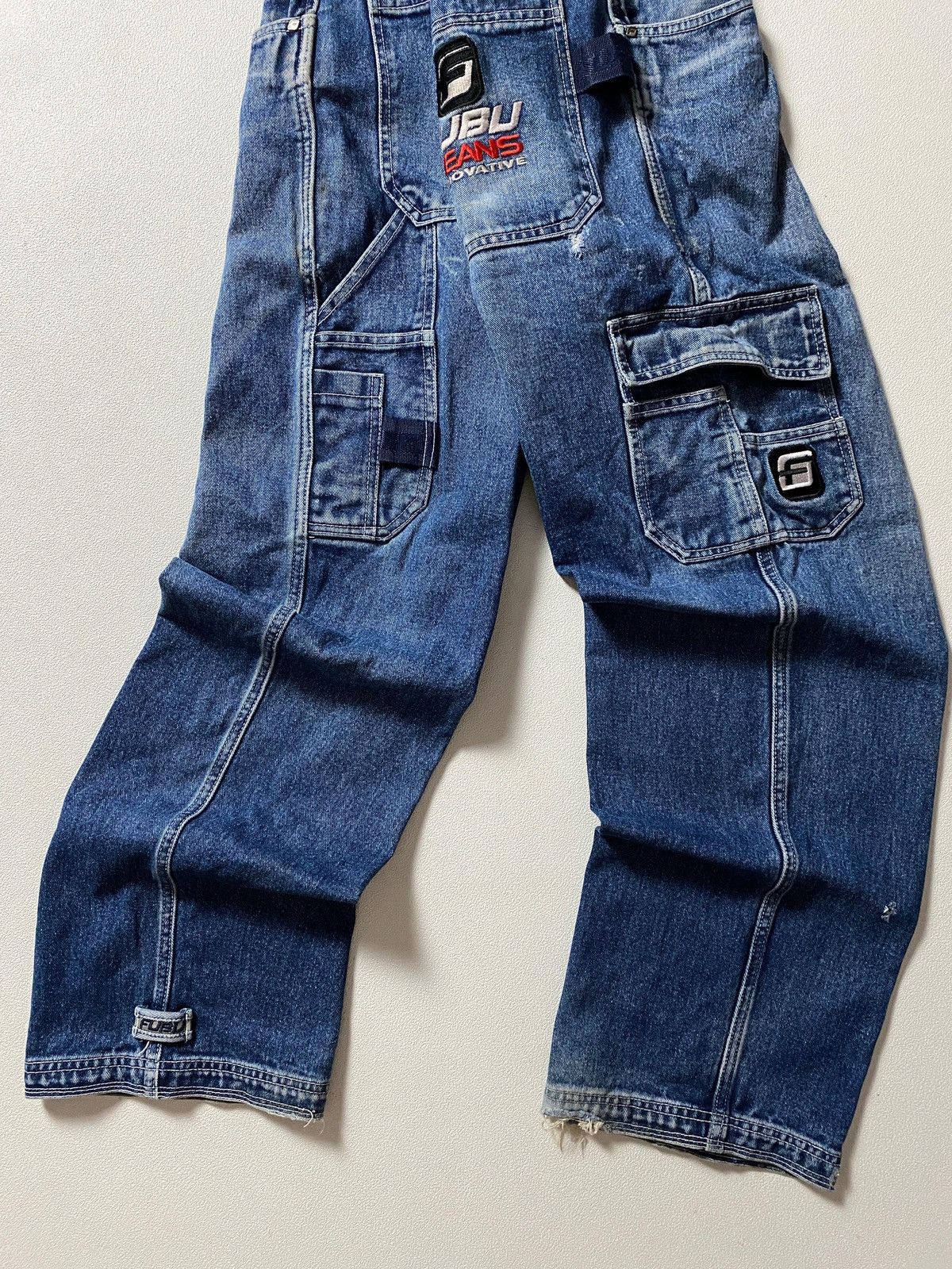 Fubu Fubu y2k Embroidered Carpenter Jeans Blue Size US 36 / EU 52 - 6 Thumbnail