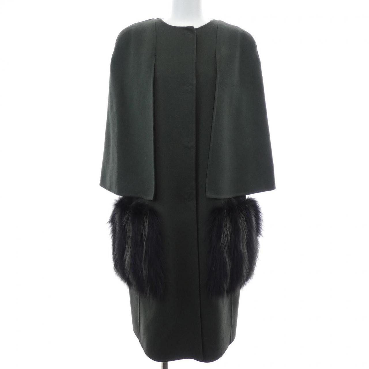 Fendi Fendi FENDI Wool Coat Others Outerwear FF8369W1D DUTY FREE for USA Size ONE SIZE - 1 Thumbnail