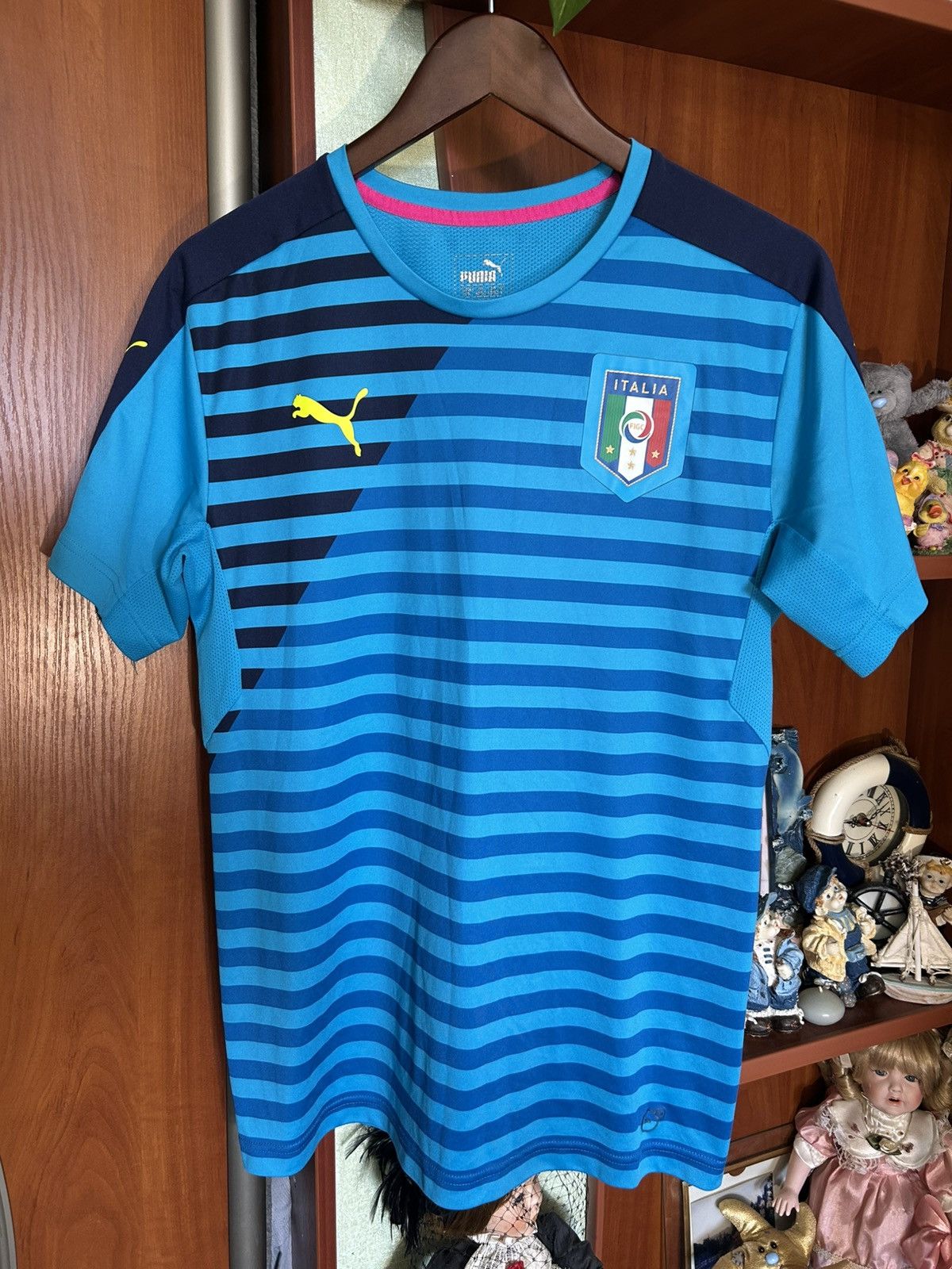 Puma ITALY 2016 2017 TRAINING FOOTBALL SHIRT SOCCER JERSEY PUMA Size US M / EU 48-50 / 2 - 1 Thumbnail
