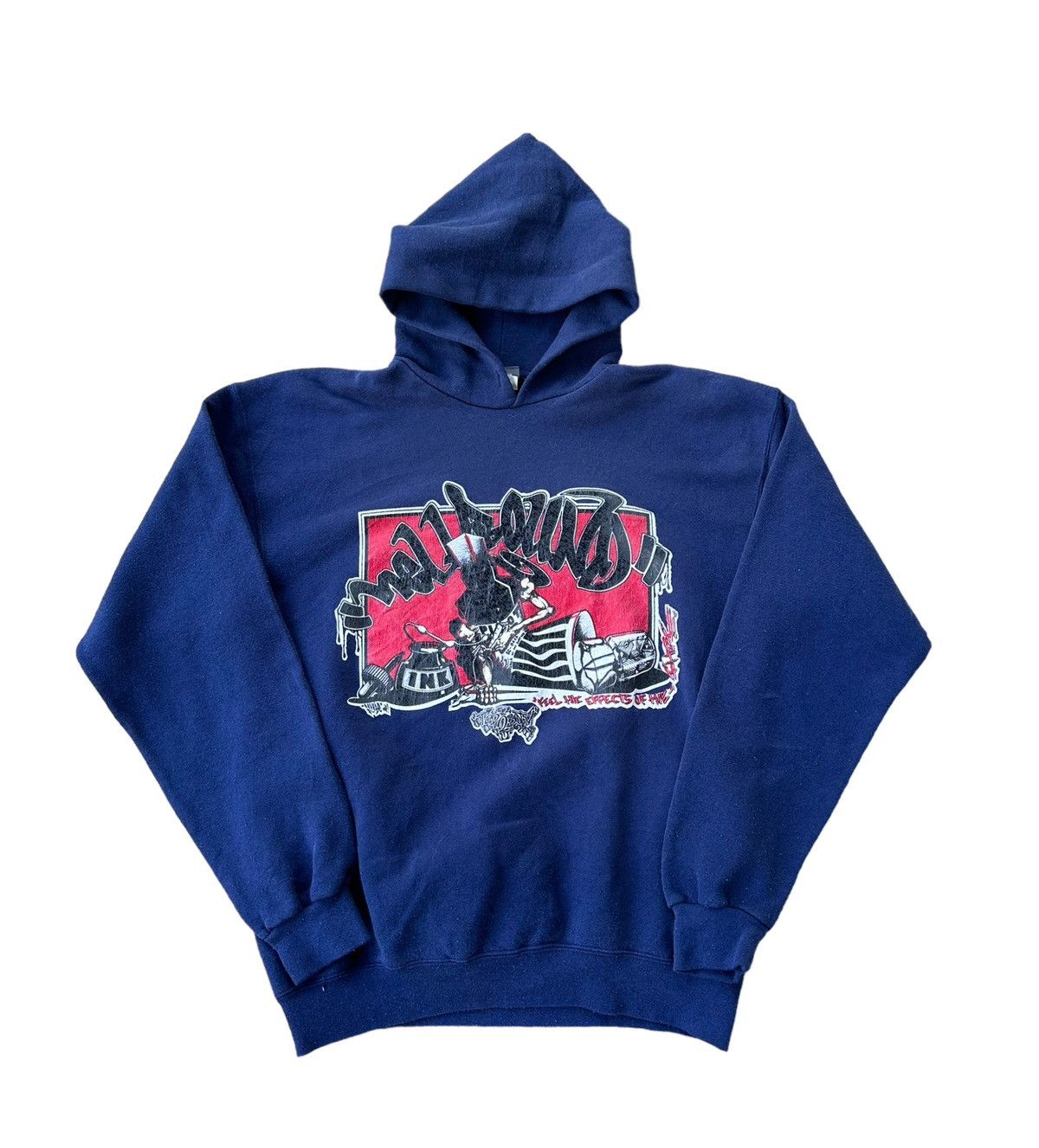 Vintage Vintage 90s Mellbound pullover hoodies Size US L / EU 52-54 / 3 - 3 Thumbnail