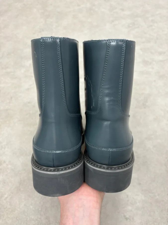 Louis Vuitton Louis Vuitton Night Blue Sample Leather Boots by Virgil Abloh Size US 10.5 / EU 43-44 - 7 Thumbnail