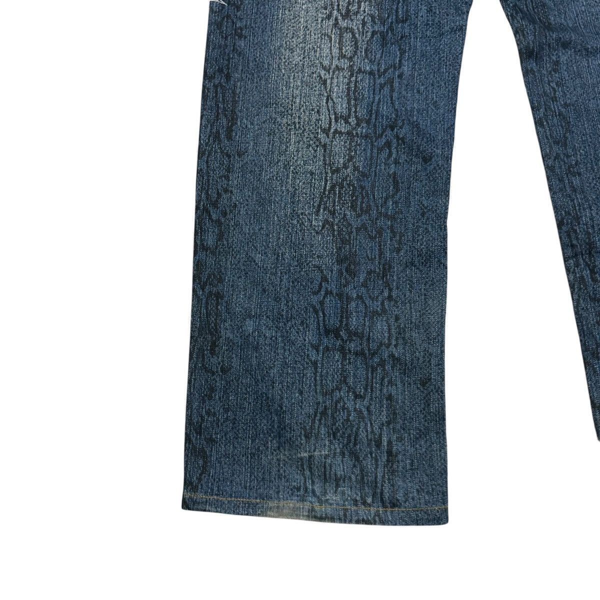 Karakuri Tamashii Vintage Karakuri Tamashii Denim Embroidery Dragon Snake Skin Size US 36 / EU 52 - 15 Thumbnail