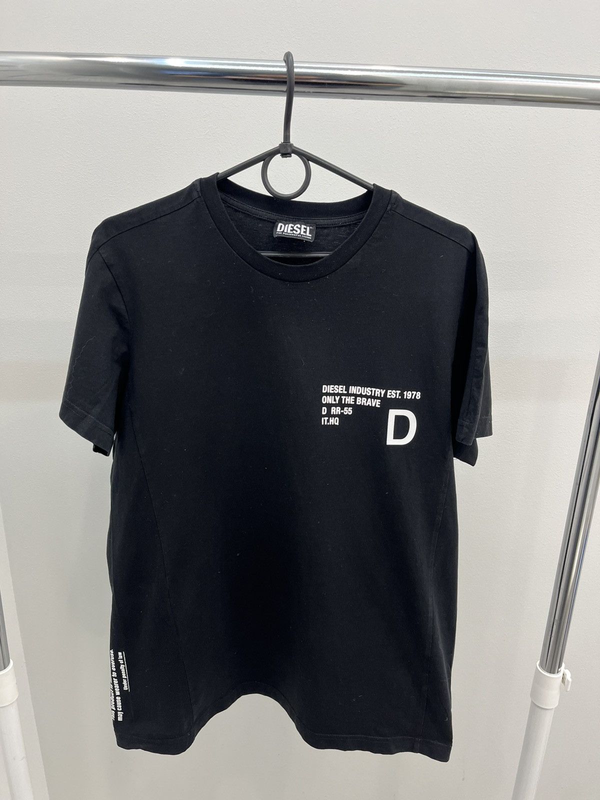 Diesel Diesel Logo Printed Cotton T-shirt Tee Size US XL / EU 56 / 4 - 1 Thumbnail