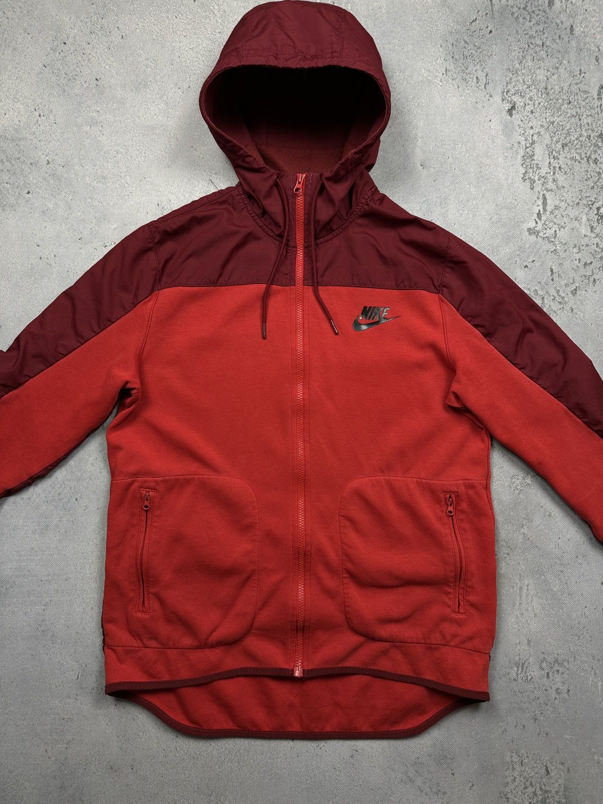 Nike Nike Vintage Zipper Hooded Fleece Jacket Swoosh Logo y2k 90s Size US L / EU 52-54 / 3 - 9 Thumbnail