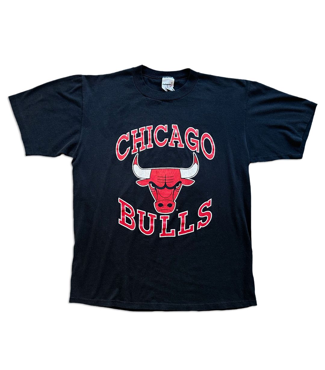 Vintage 90's Vintage Chicago Bulls T-Shirt Size US L / EU 52-54 / 3 - 1 Thumbnail