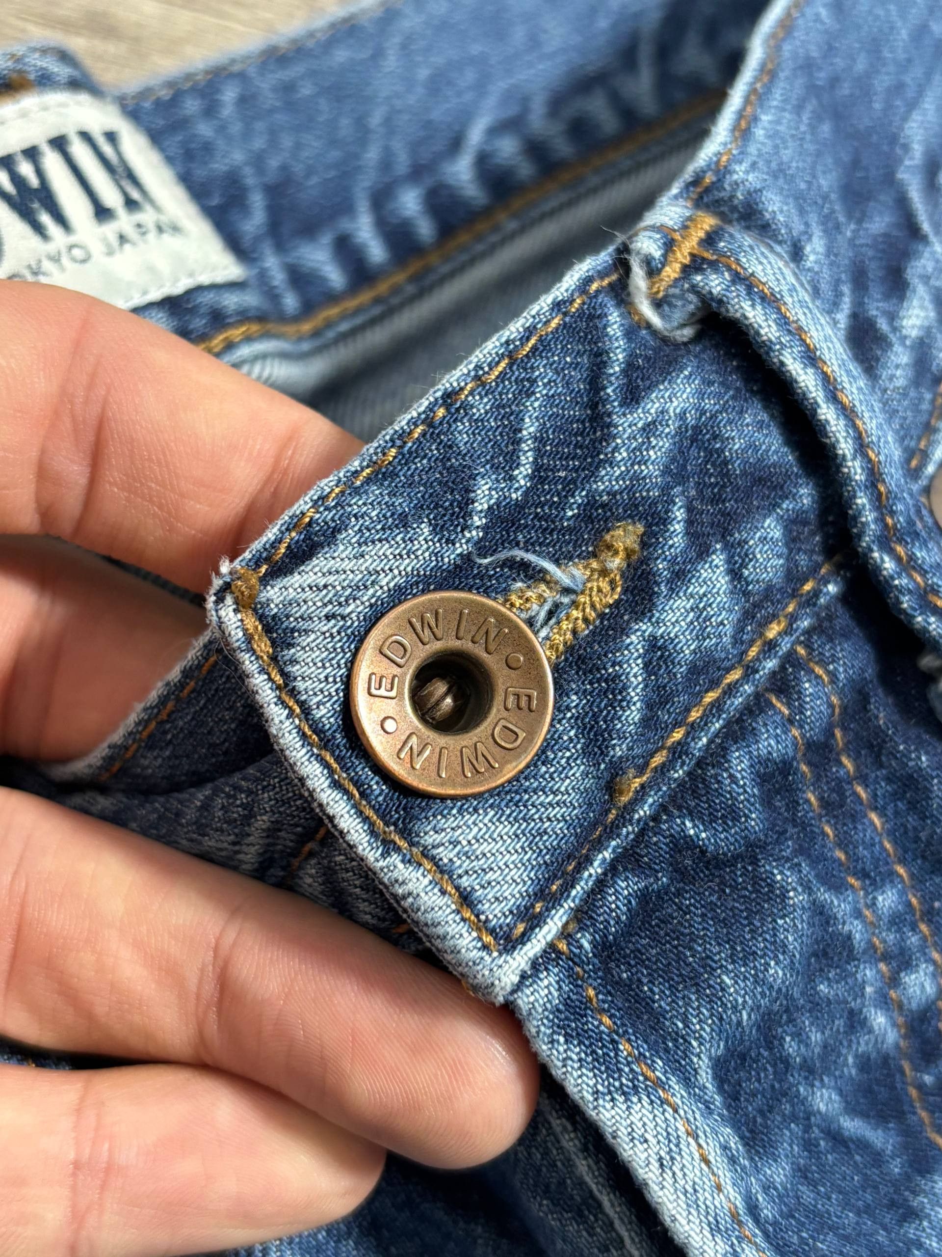 Edwin Edwin Tokyo Japan Denim Vintage Jeans Size US 32 / EU 48 - 9 Thumbnail