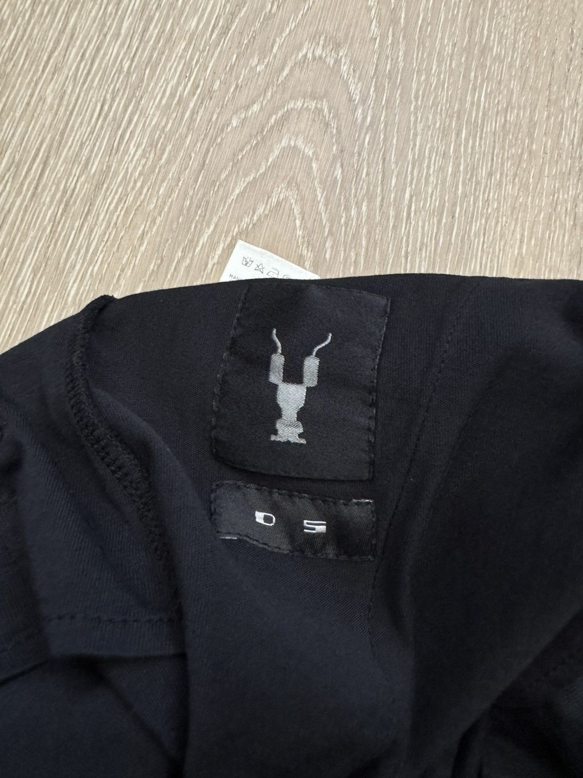 Rick Owens Drkshdw Black Drawstring Cropped Lounge Pants Size US 32 / EU 48 - 4 Thumbnail