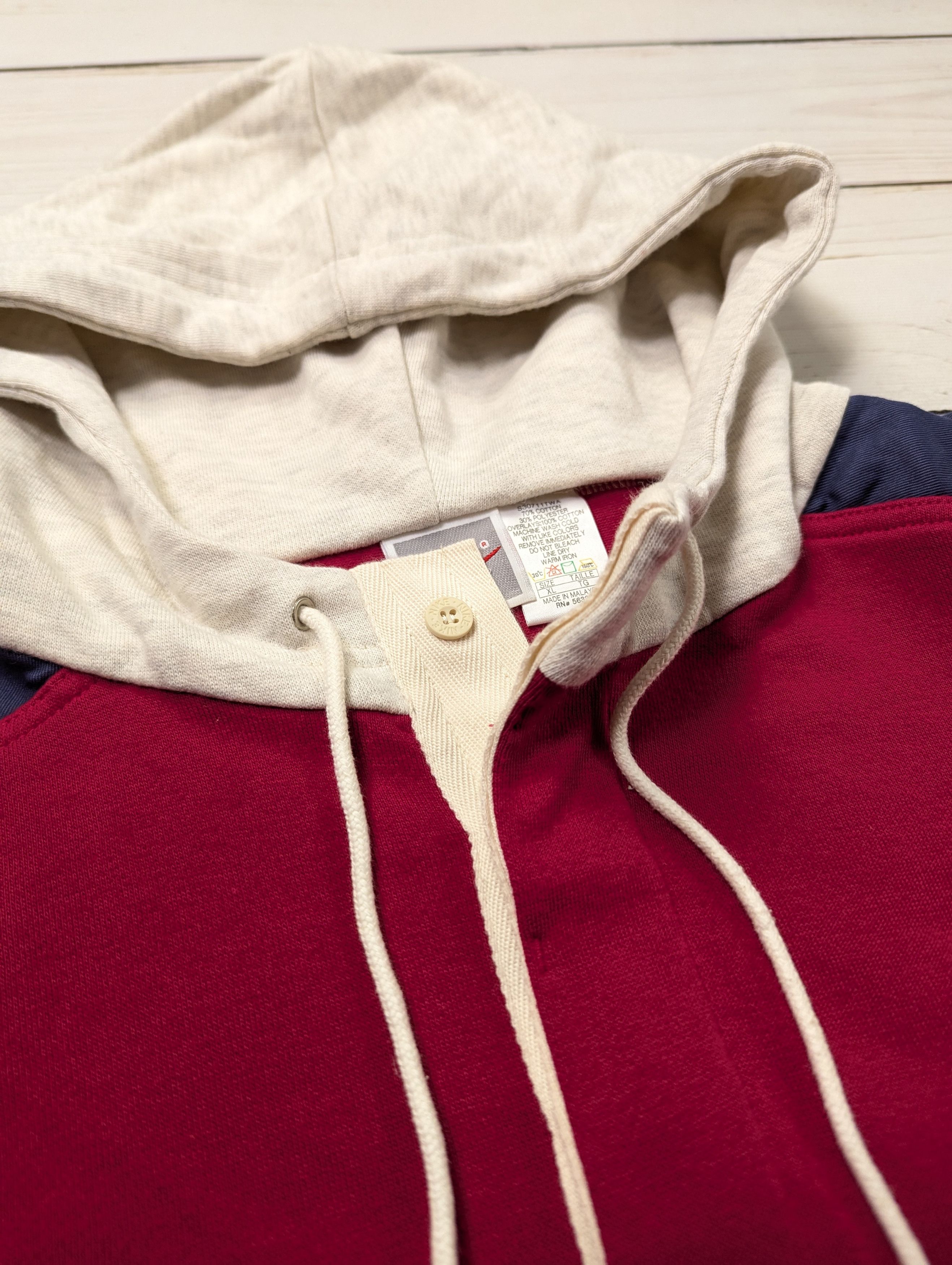 Nike Nike vintage 1980 big logo spell out hoodie size XL Size US XL / EU 56 / 4 - 12 Thumbnail