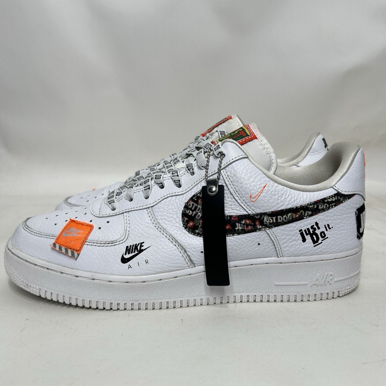 Nike Nike Air Force 1 Low Just Do It Pack “White/Black” Size US 13 / EU 46 - 6 Thumbnail