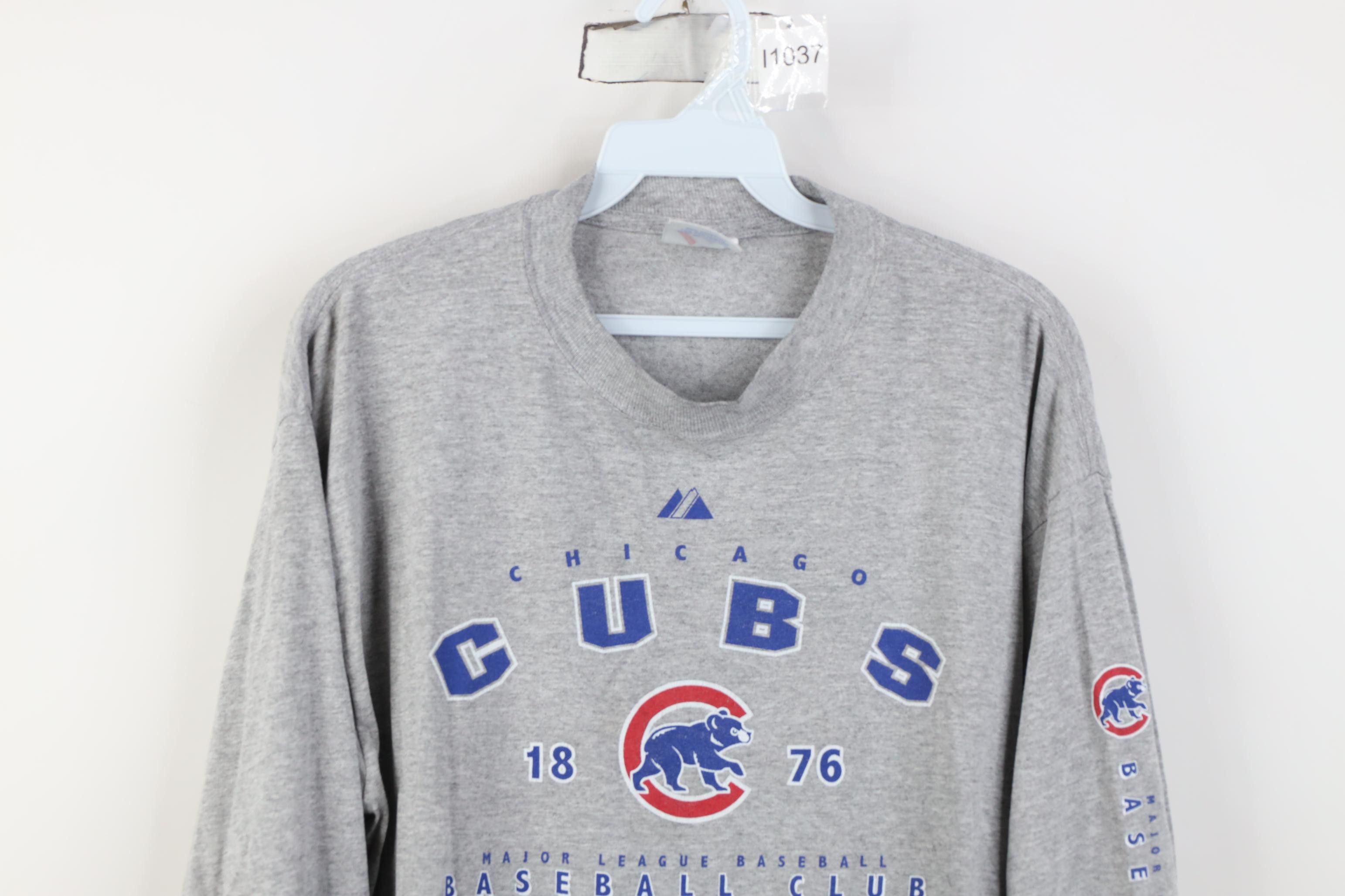 Majestic Vintage Majestic Chicago Cubs Baseball Long Sleeve T-Shirt Size US M / EU 48-50 / 2 - 2 Thumbnail